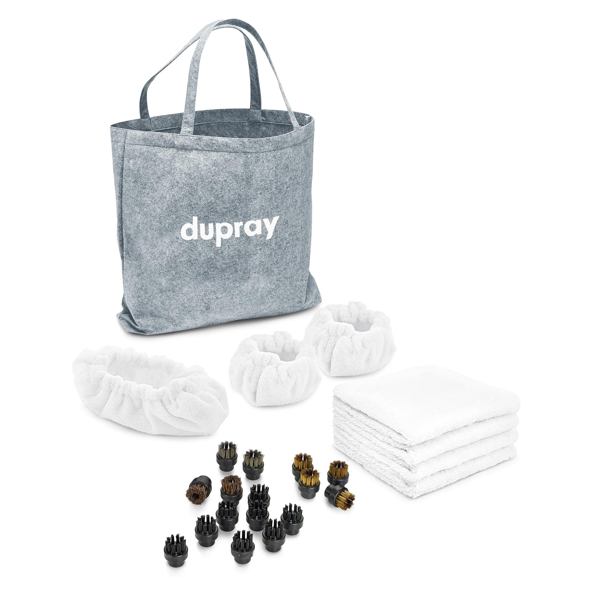 Dupray Steam Cleaning Pack Pro, 24-Piece Accessory Kit for Dupray Steam Cleaners