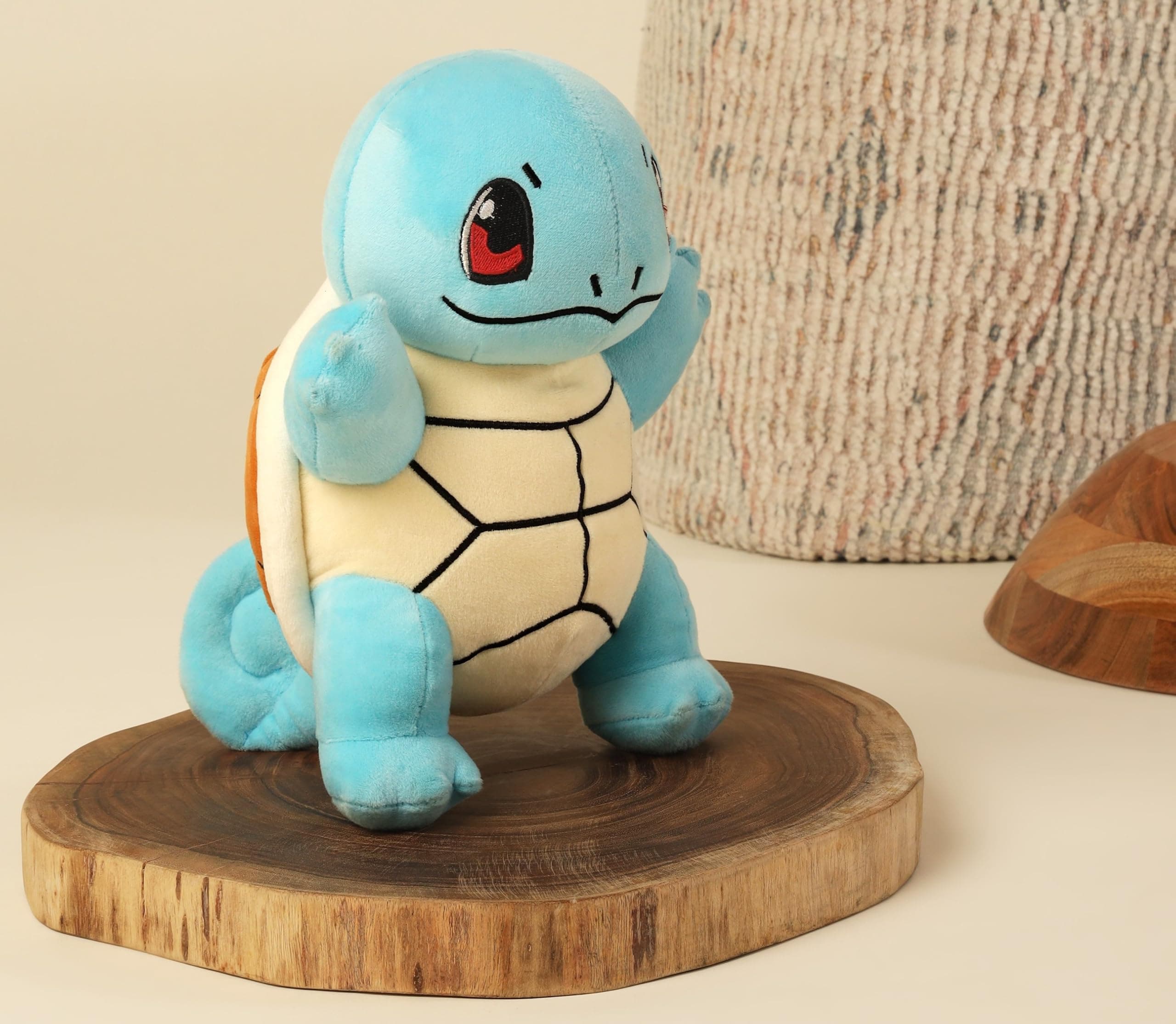 Pokémon Squirtle Soft Plush Toy – 25cm | Official Licensed Blue Stuffed Animal Doll for Kids, Boys & Girls | Super Soft & Comfortable Cuddly Character | Ideal Gift for Birthday & Festivals