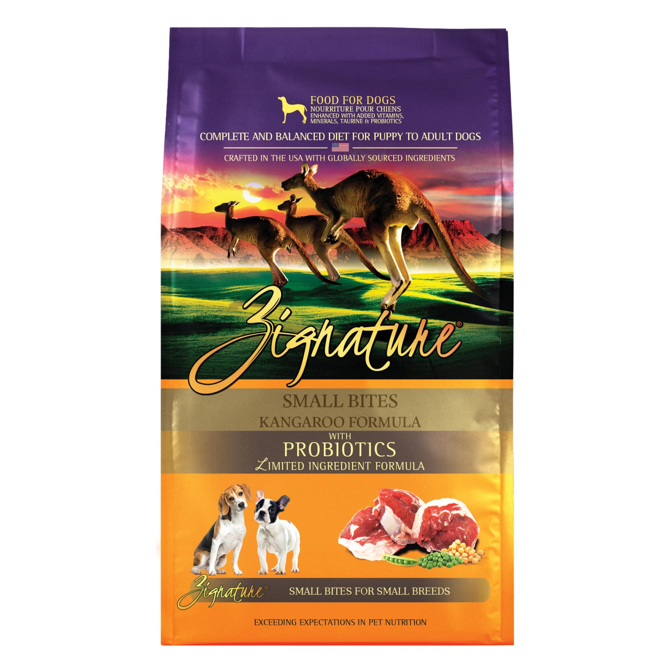 Kangaroo Formula Grain-Free Small Bites Dry Dog Food 4lb