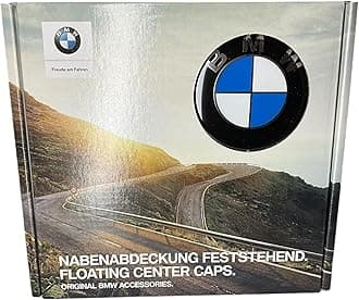 36122455269 Floating Center Caps Compatible with All Original Alloy Wheels with 5x120 Bolt Pattern 65mm Roundel (Set of 4)