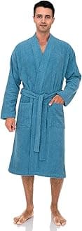 TowelSelections Mens Robe Cotton Terry Cloth Bathrobe Soft Towel Bath Robe for Men XS to 3X