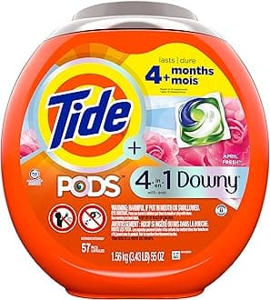PODS with Downy Liquid Laundry Detergent Pacs April Fresh 57 count