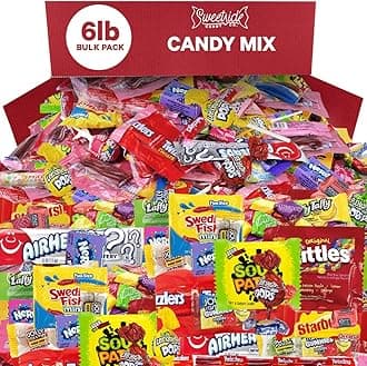 Easter Bulk Candy Mix - 6lb of Individually Wrapped Party Variety, Favorite Sweets Giant Bag Assorted Classic for Pinata Filler, Goodie Bag Fun Size