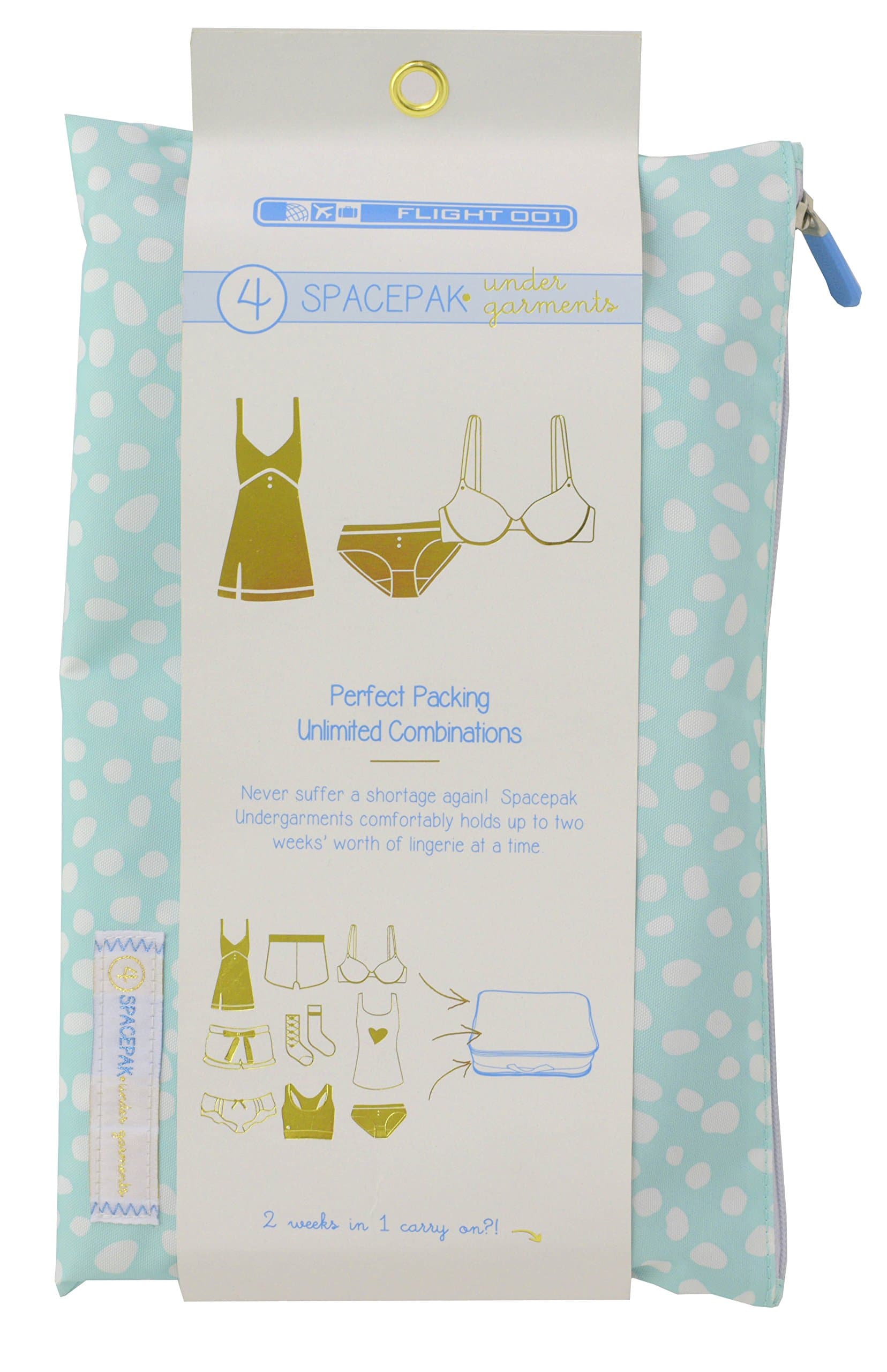 Flight 001 Spacepak Undergarments, Happy Dots Foam, One Size