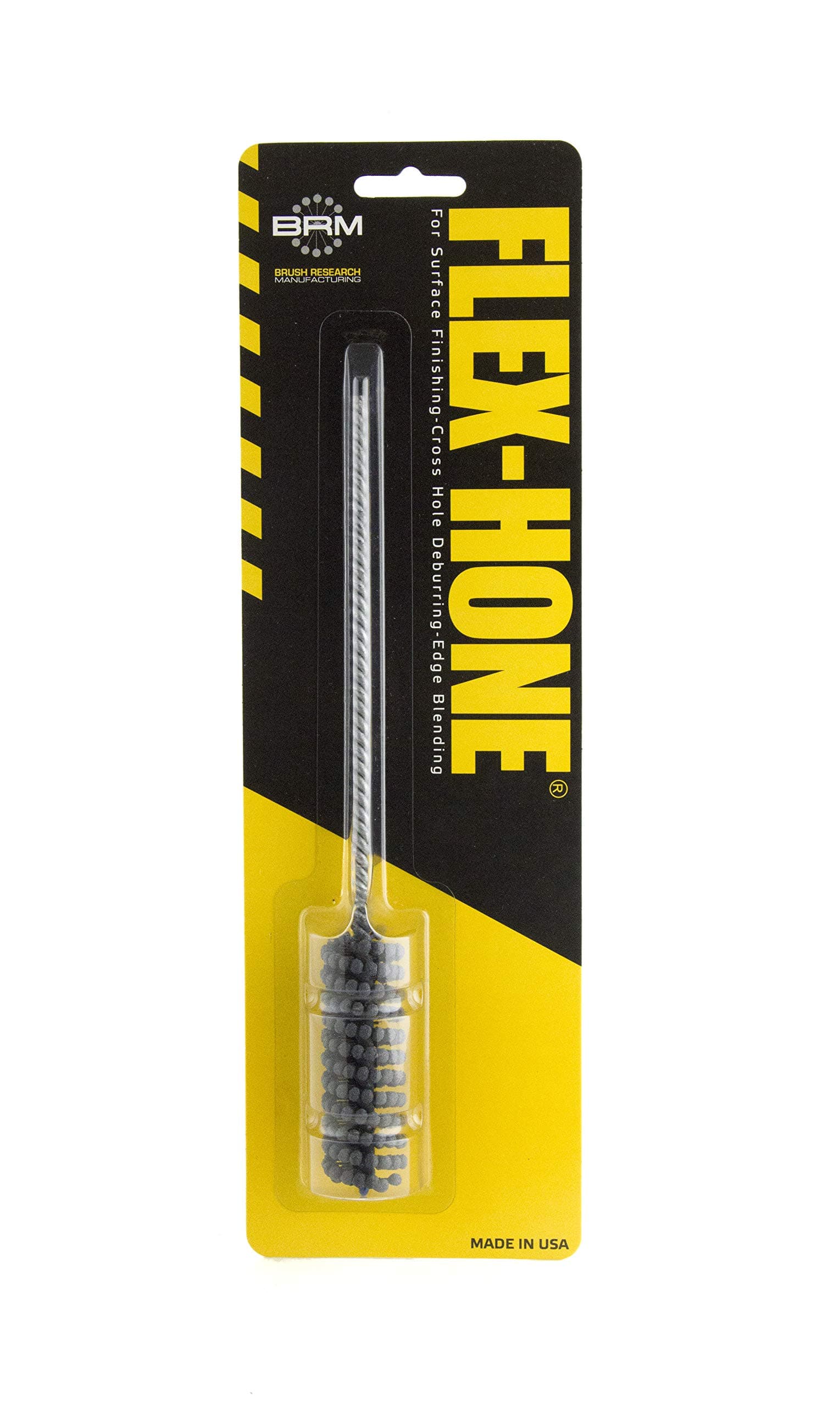 Brush Research BC5824 FLEX-HONE®, 5/8" (16mm) Diameter, 240 Grit, Silicon Carbide, For Mild Steel, Stainless Steel, Cast Iron and Softer Ferrous Materials