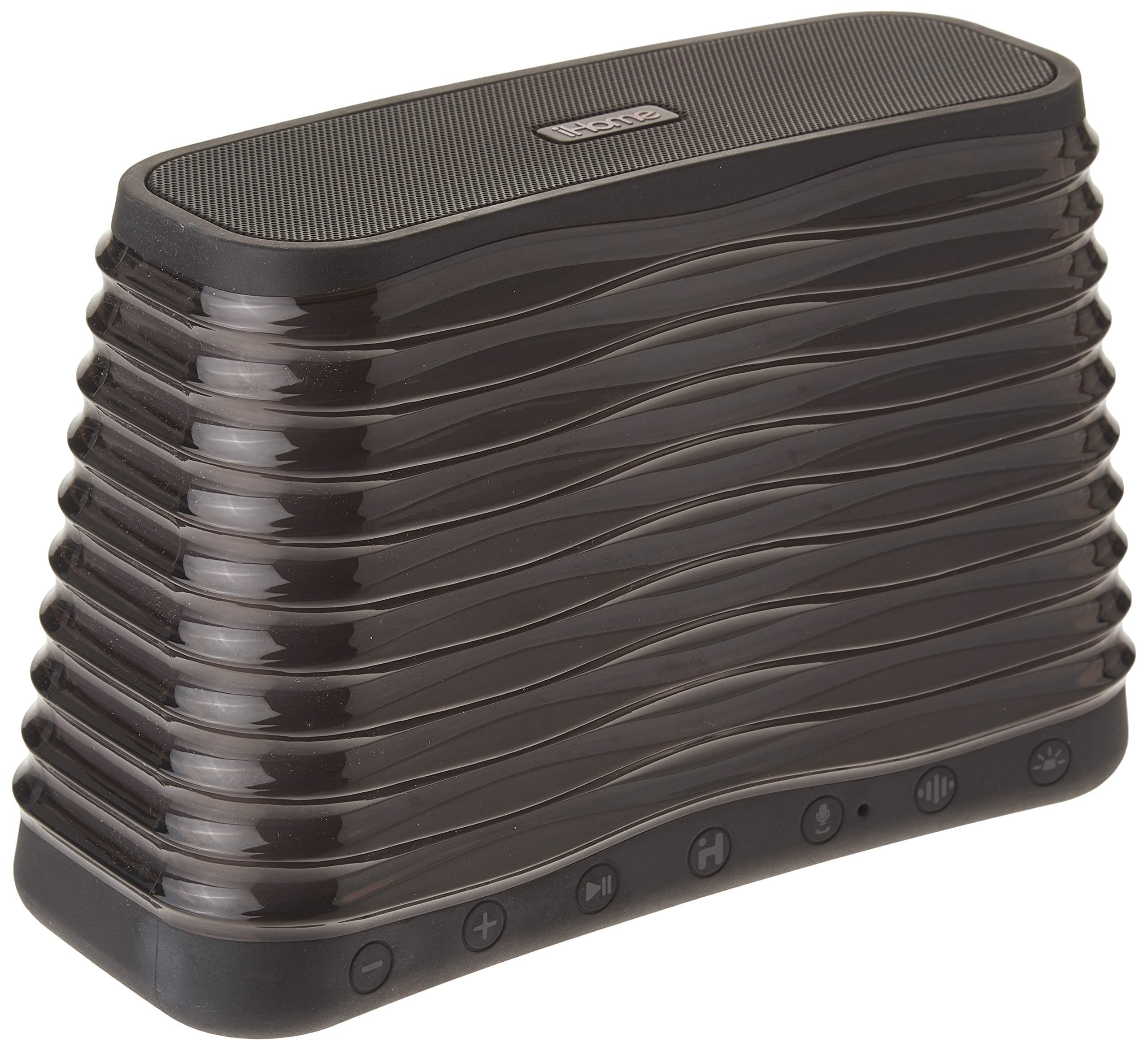 iHome iBT751 Color Changing Bluetooth Stereo Speaker with Disco Rear Projection Lighting