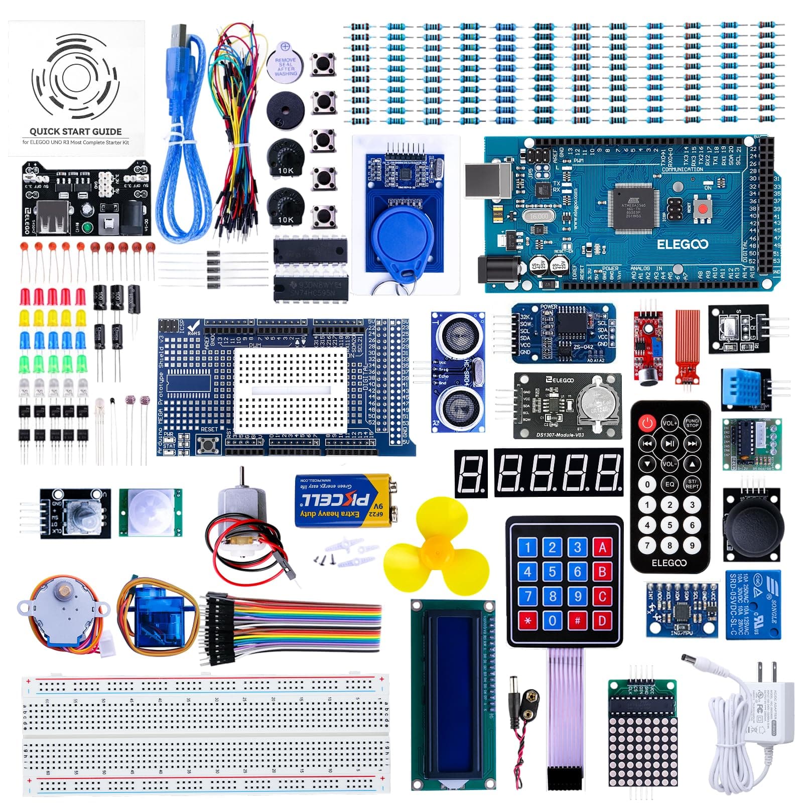 Elegoo Mega Project The Most Complete Starter Kit w/Tutorial