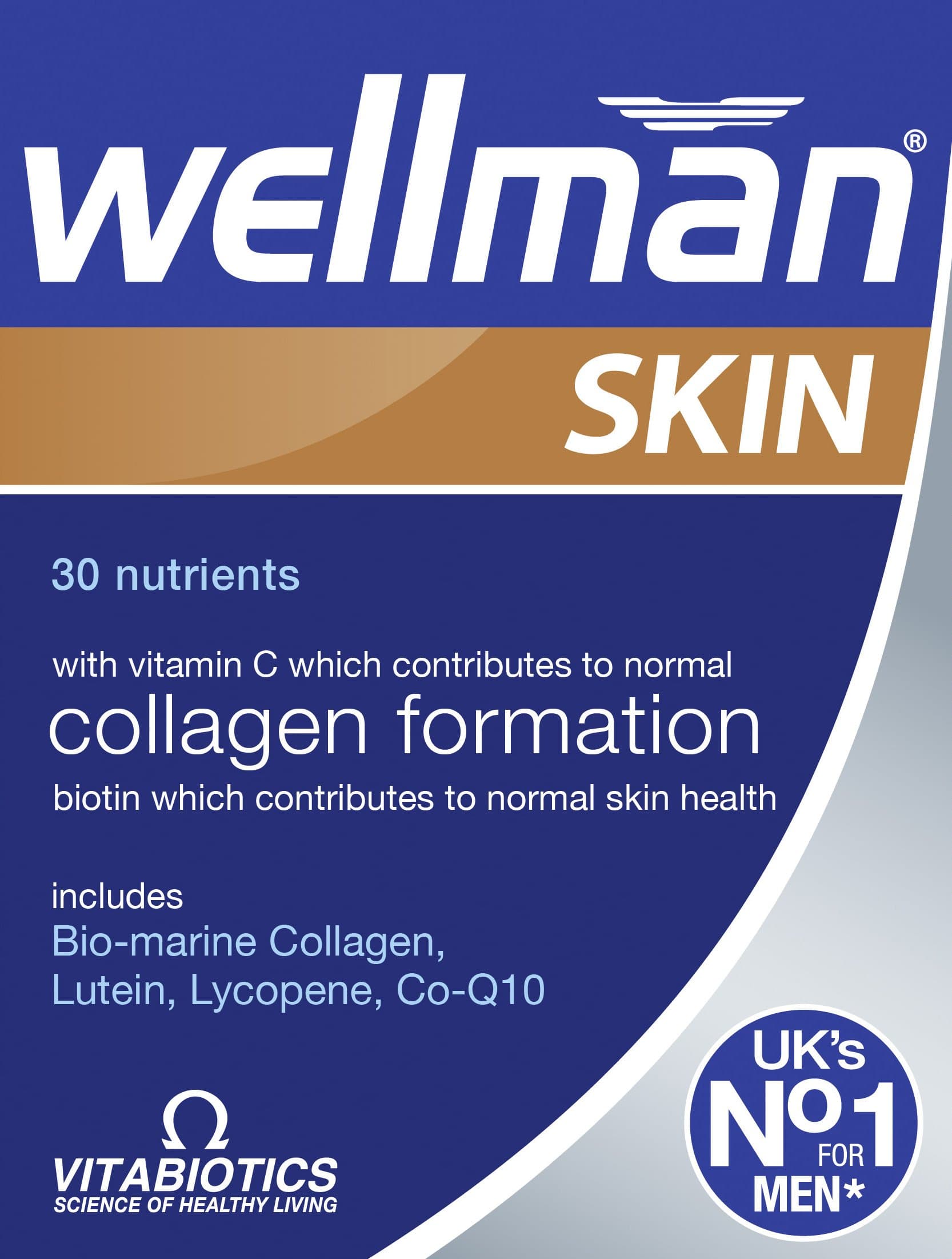 Vitabiotics Wellman Skin Technology Tablets - 60 Tablets