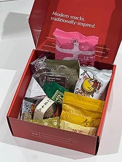Bokksu Seasons of Japan Snack Box - 1-Piece Tea + 22-Piece Snacks from Japan - Authentic Japanese Food Box with Cookies, Chips, Mochi, Crackers, Tea, and More