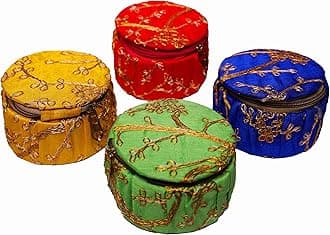 return gifts for women Storage box(Pack of 4), Cosmetic case, Wedding Gift Anniversary Housewarming Corporate Gifts, Baby shower return gifts