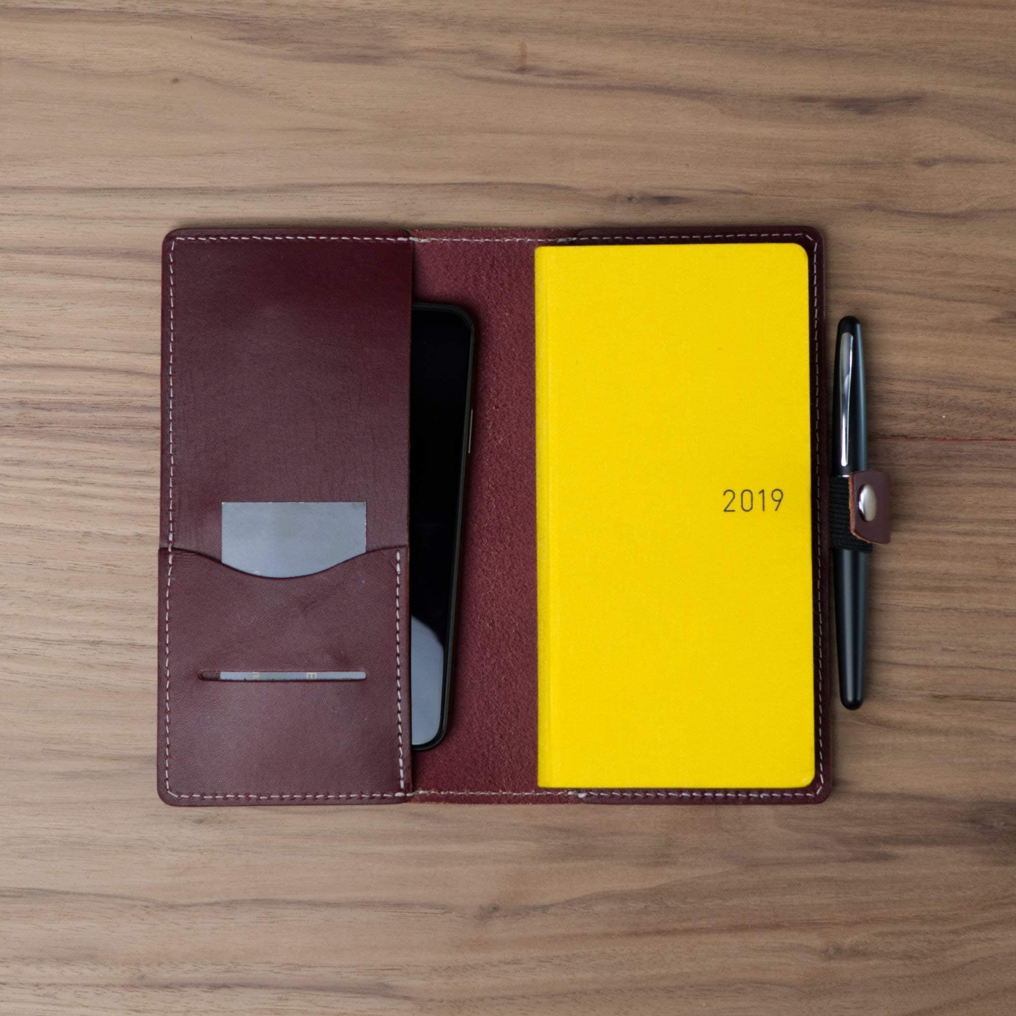 Cover for Hobonichi Weeks Planner or Mega Weeks/American Full Grain Leather/Handmade in USA/Leather Cover for Pocket Planner