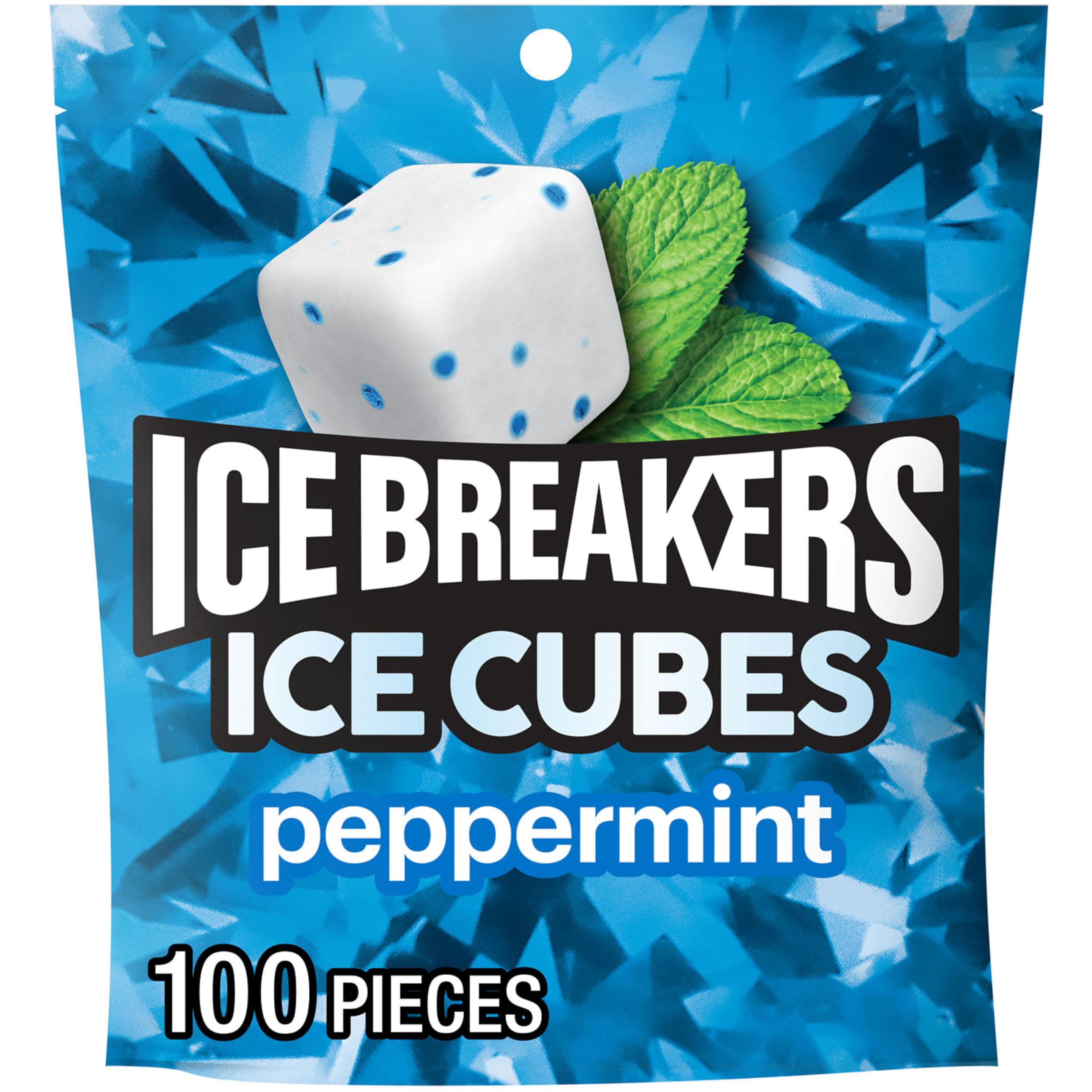 Ice Cubes Sugar Free Gum, Peppermint, 100 Piece