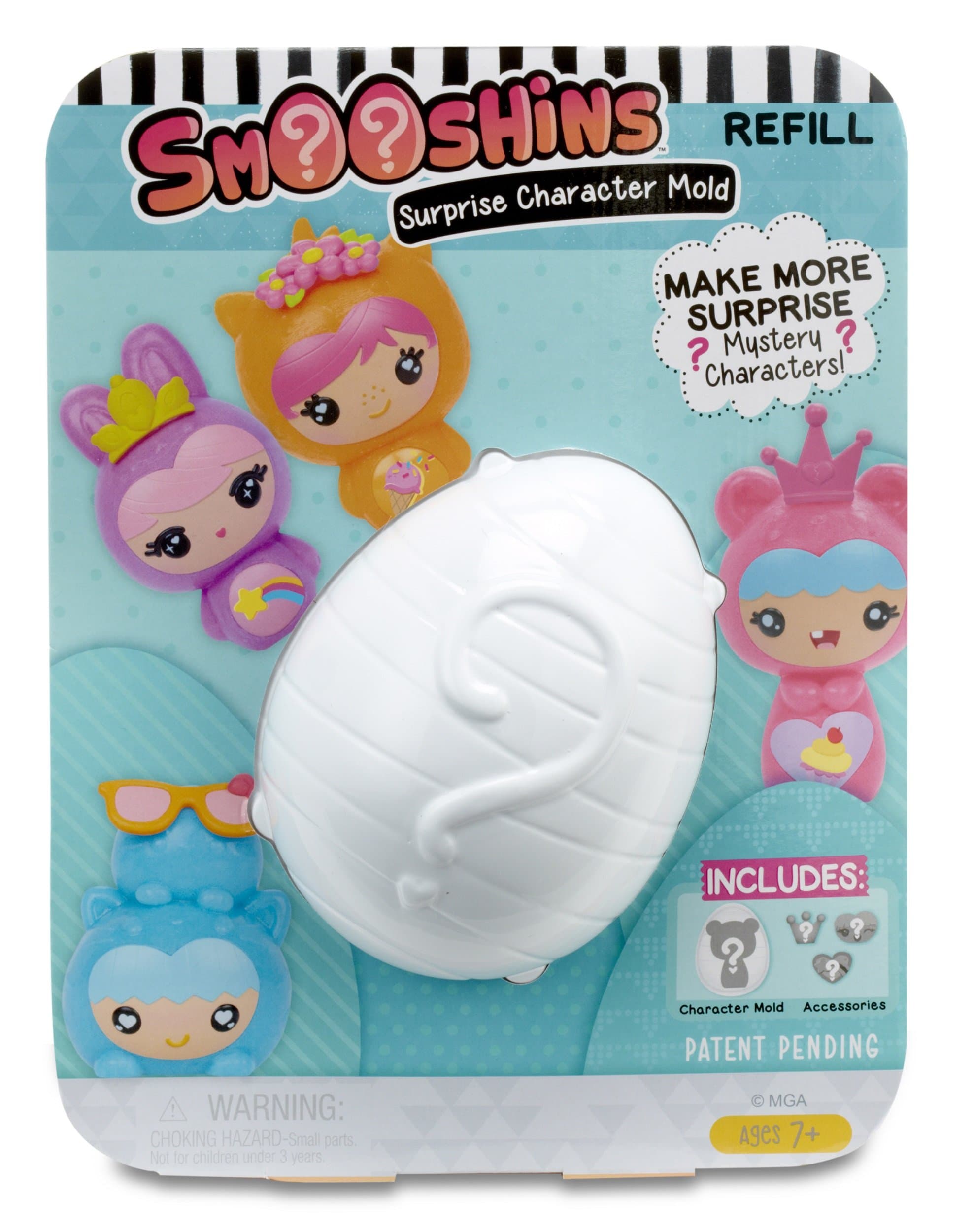 Smooshins Surprise Character Mold Refill Style 1 Doll