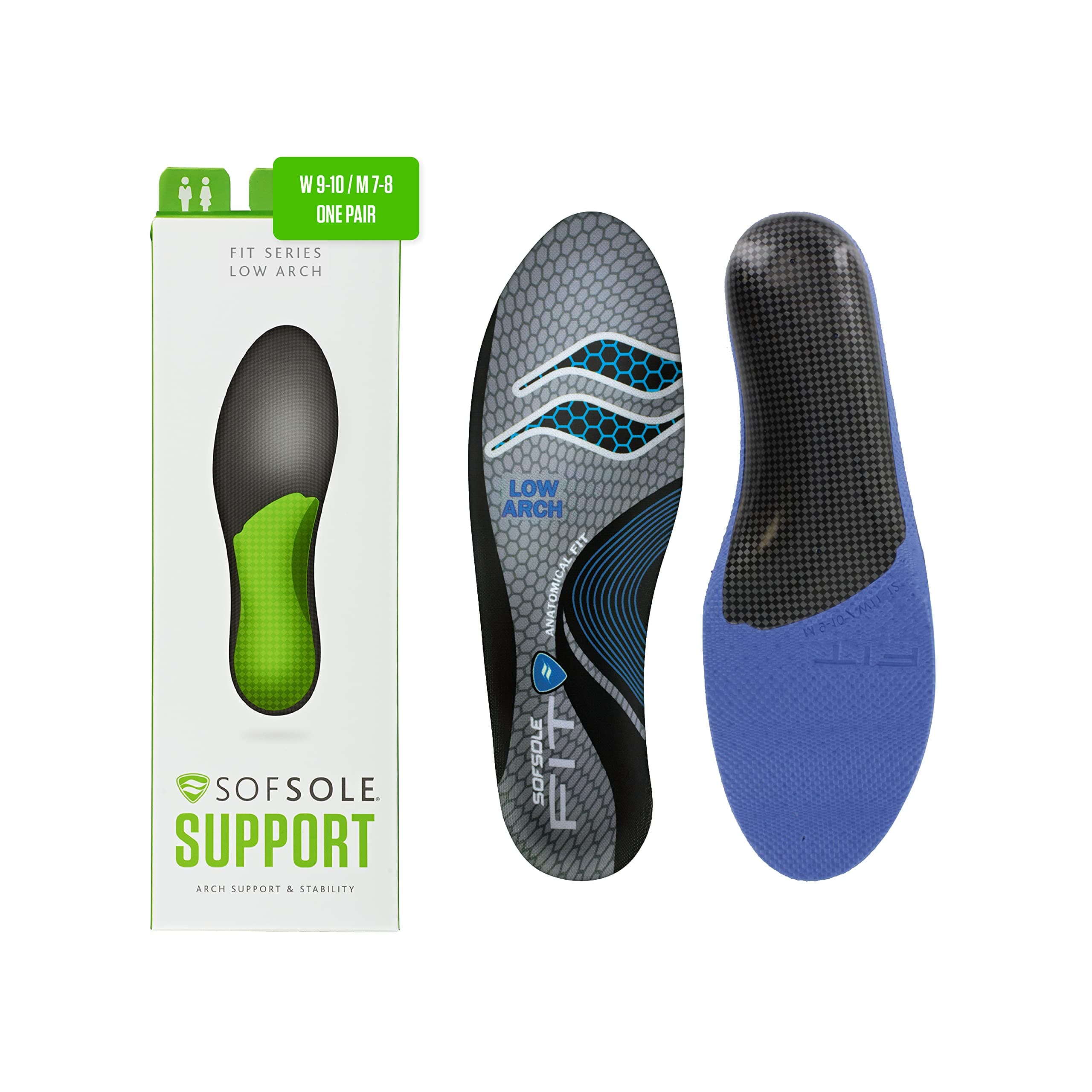 Sof SoleInsoles Unisex FIT Support Full-Length Foam Shoe Insert