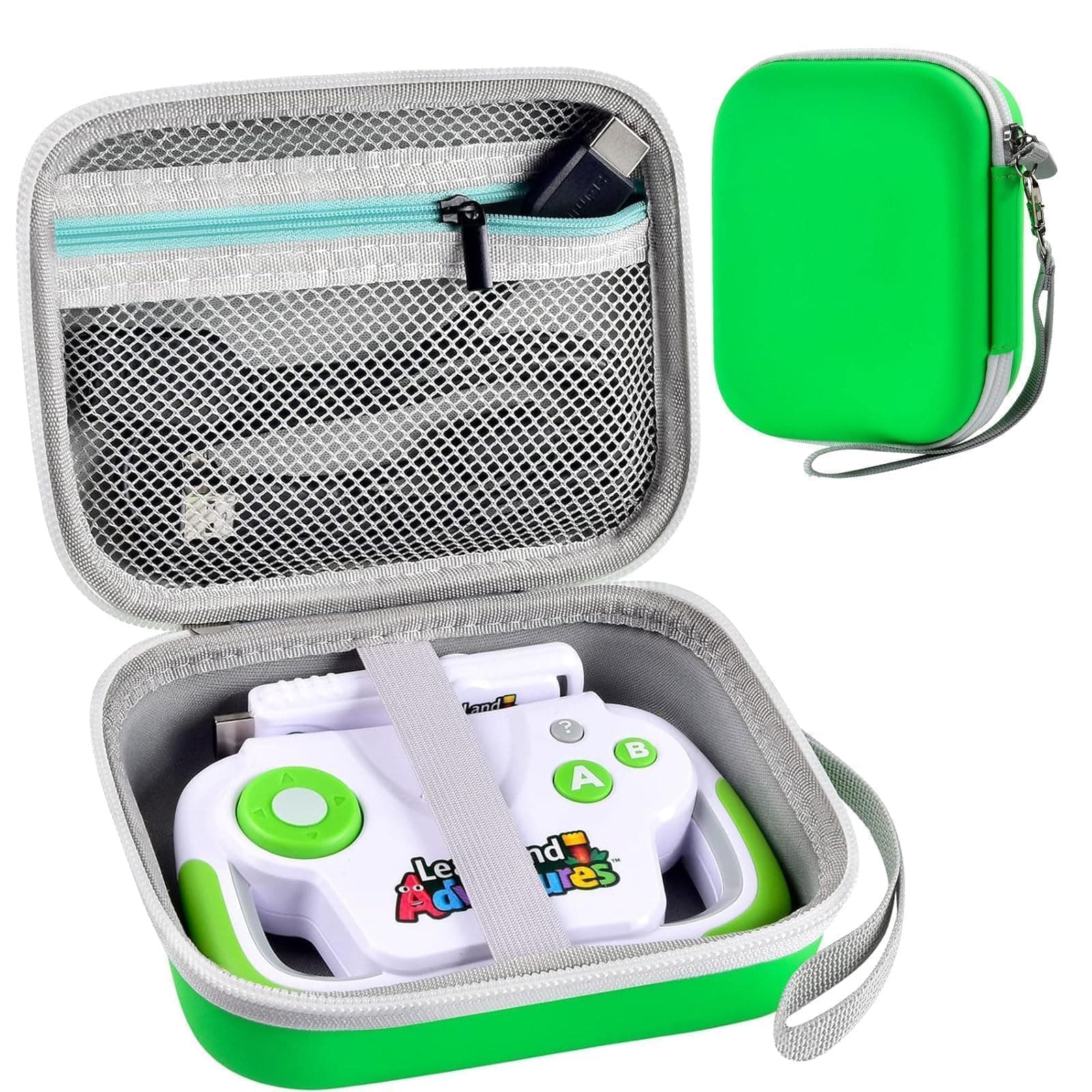 Case Compatible with Leapfrog for LeapLand Adventures & for PAW Patrol Learning Video Game. Toddle Toy Storage Holder for Wireless Controller, for HDMI Game Stick, Batteries and USB Cable (Box Only)