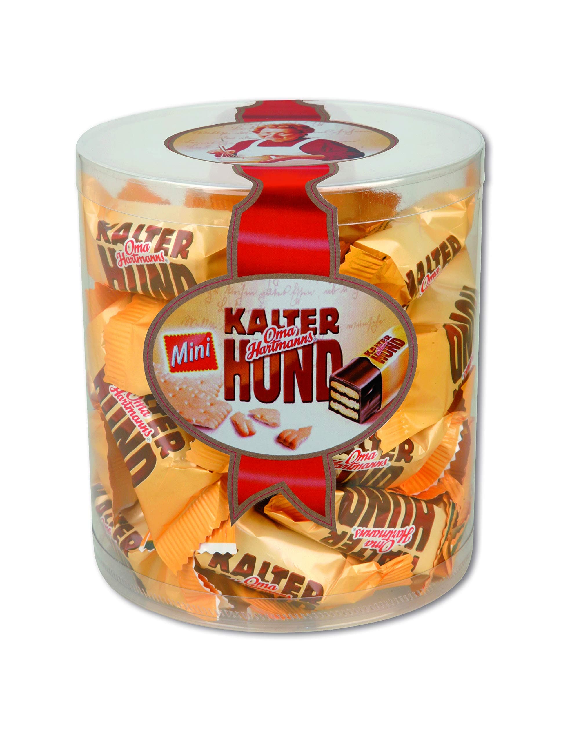 Oma Hartmann's Cold Dog in Gift Box for Office and Give Away Item Biscuits with Cococa Cream Filling in Dark Cuverture, 850 g