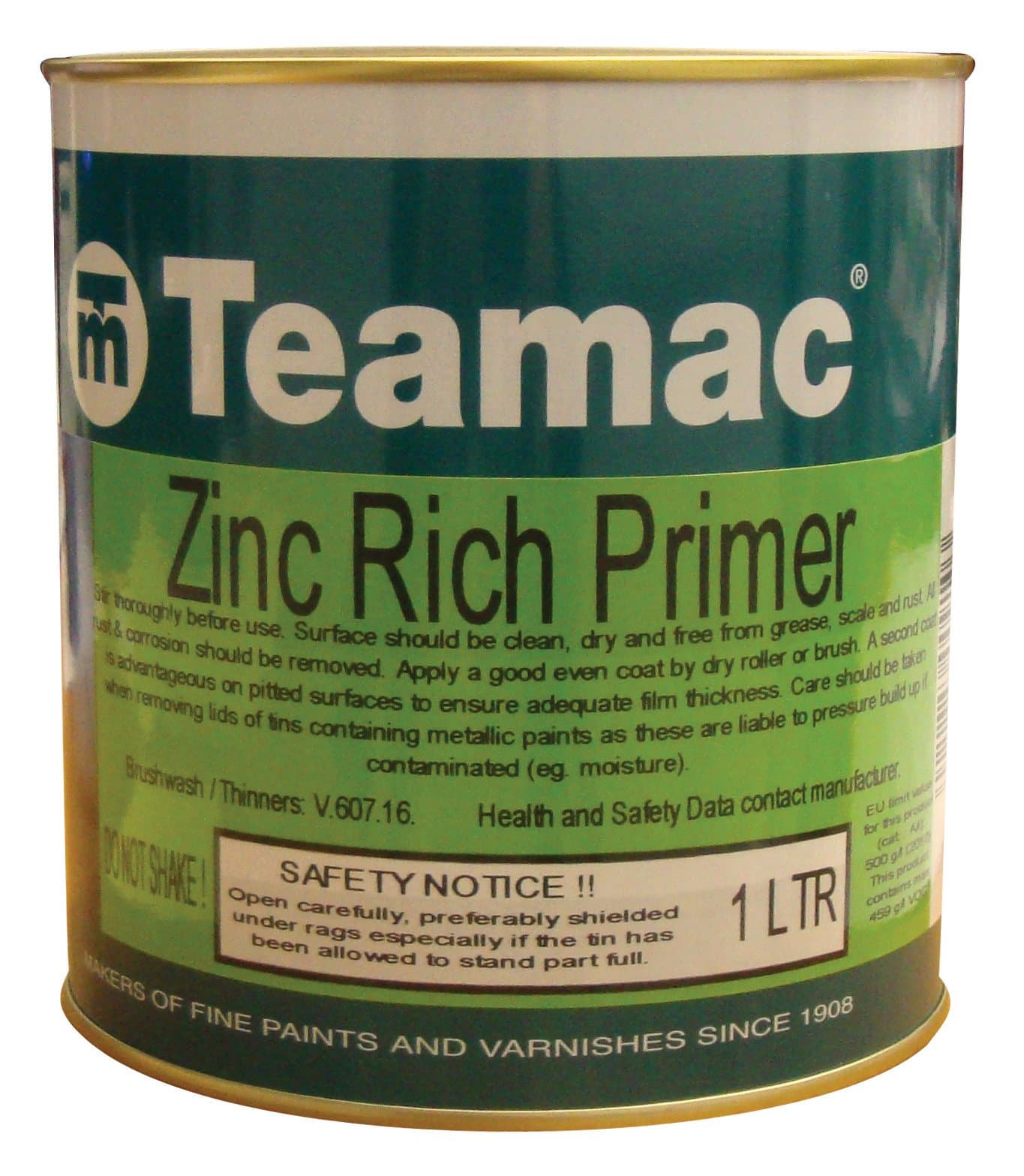Zinc Rich Primer Cold Galvanising 2.5 Litre