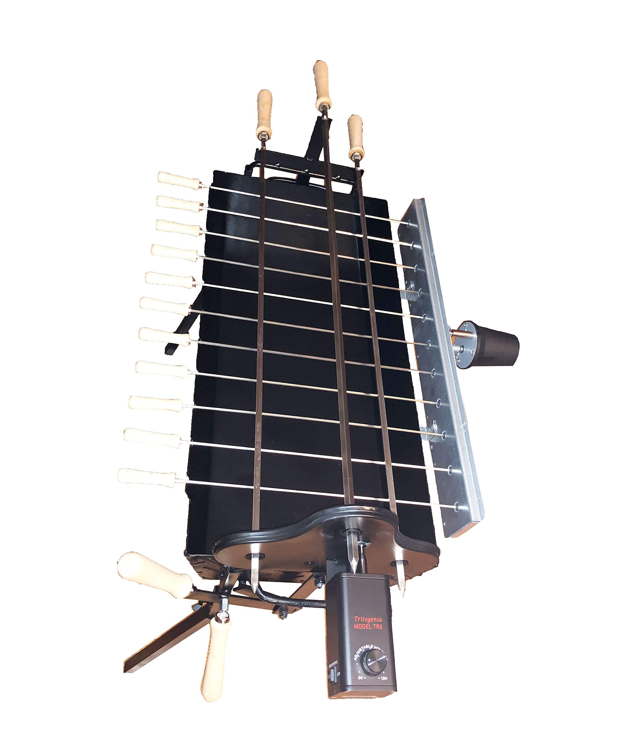 Cyprus Charcoal Grill, Foukou, with two Variable Speed 0-55RPM, Adjustable Height Regulator