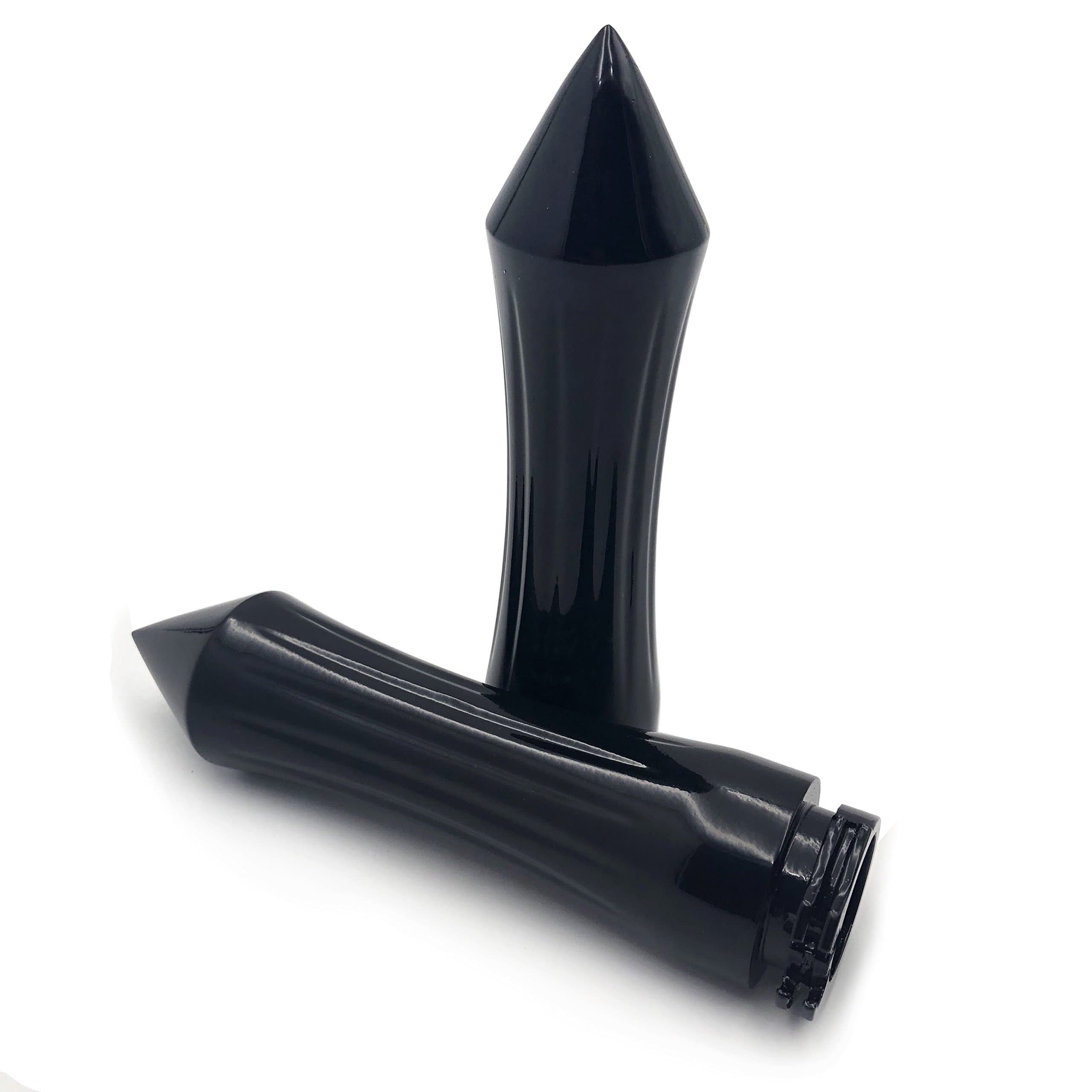 HTTMT TRHB101-1''-BK Black Handle Grips 1 inch 25mm Compatible with Harley XL Sportster 883 1200 Softail Dyna Wide Glide Kawasaki Vulcan 1500 Classic