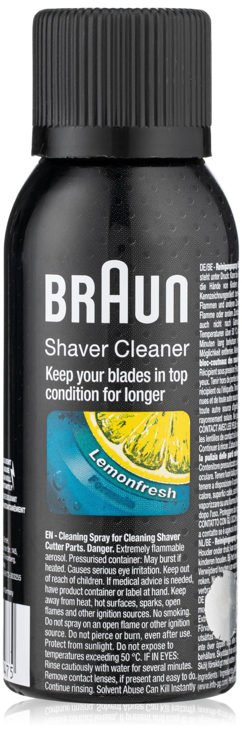 Braun 5002724 Shaver Cleaner Spray (100ml)