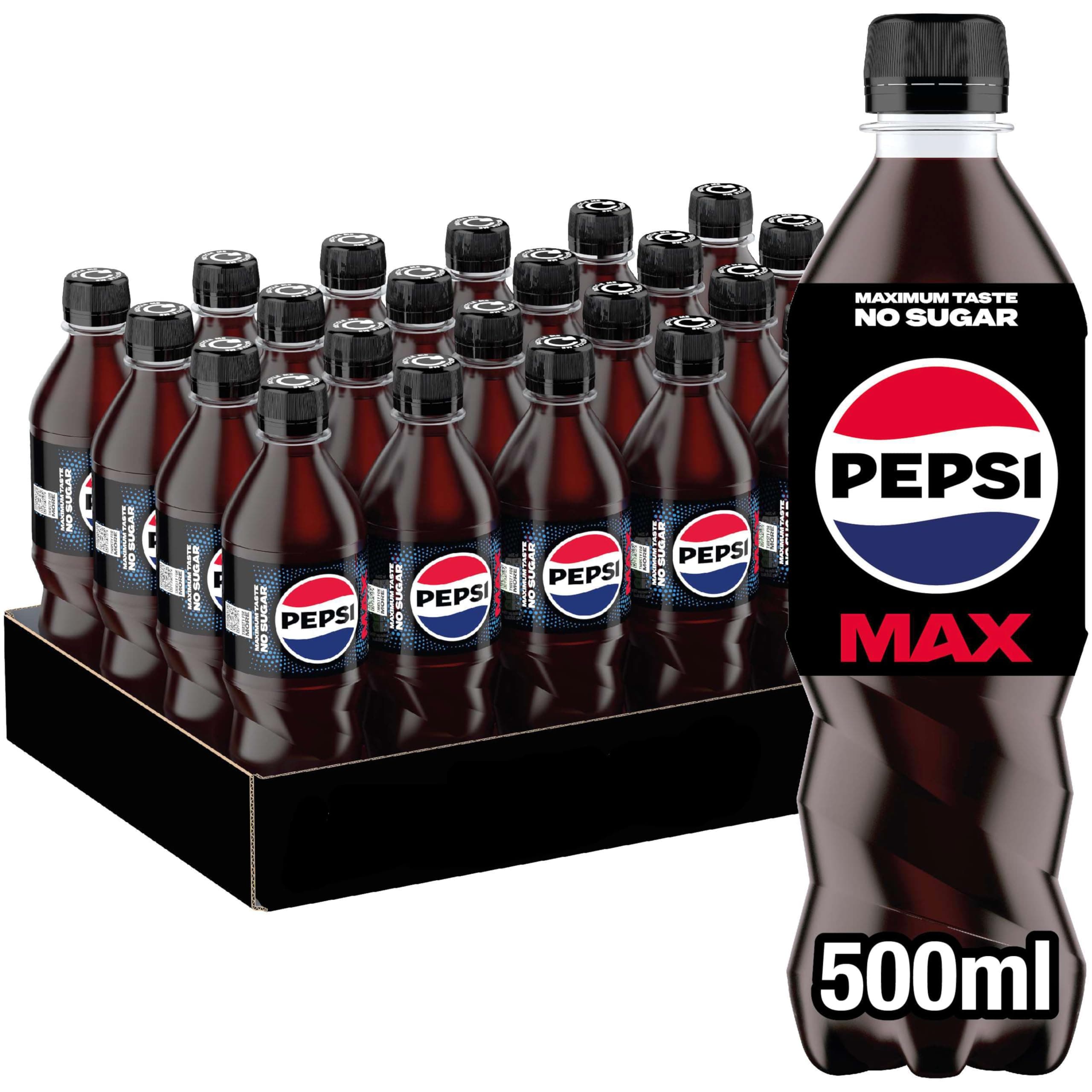 Pepsi Max 24 x 500ml PET Bottle
