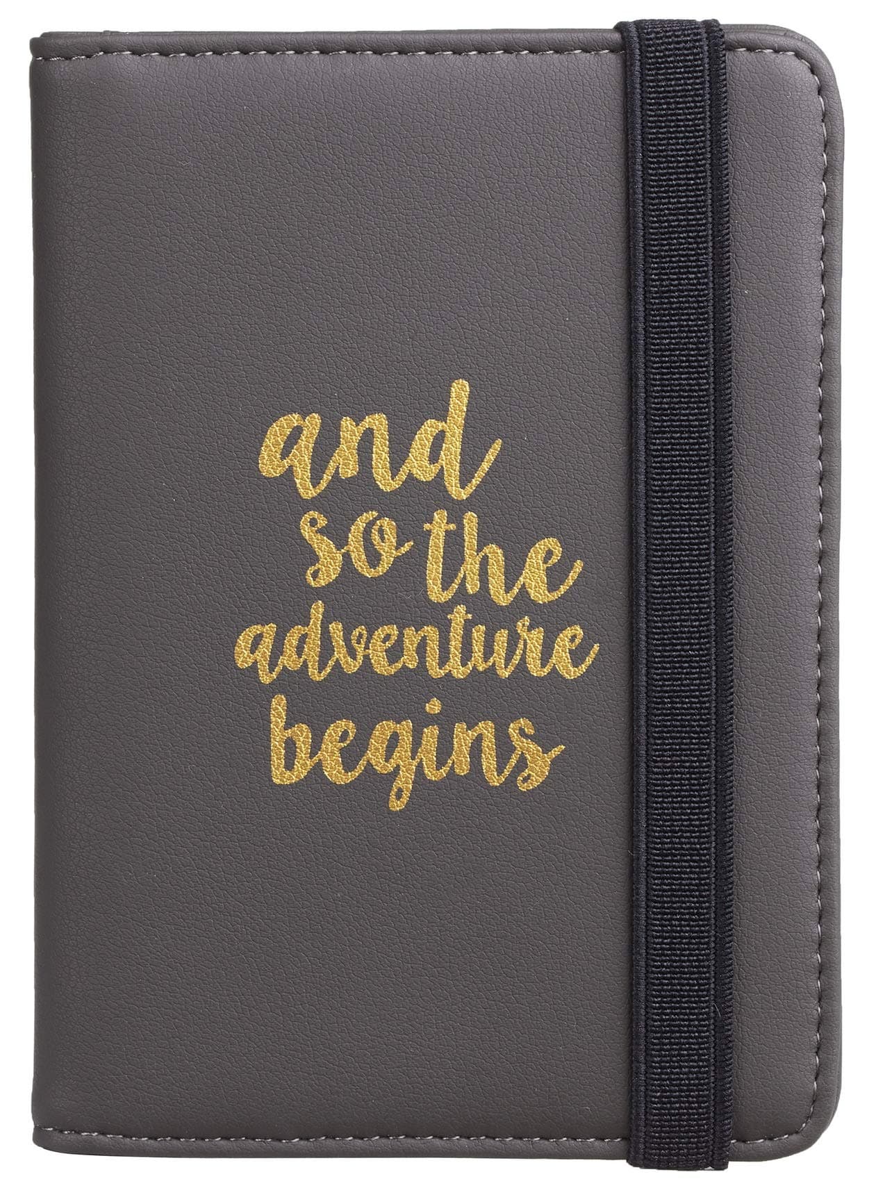 Casmonal Passport Holder Cover Wallet RFID Blocking Leather Card Case Travel Document Organizer（Napa Grey Deep ）