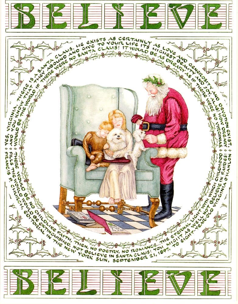 Yes Virginia Christmas Card