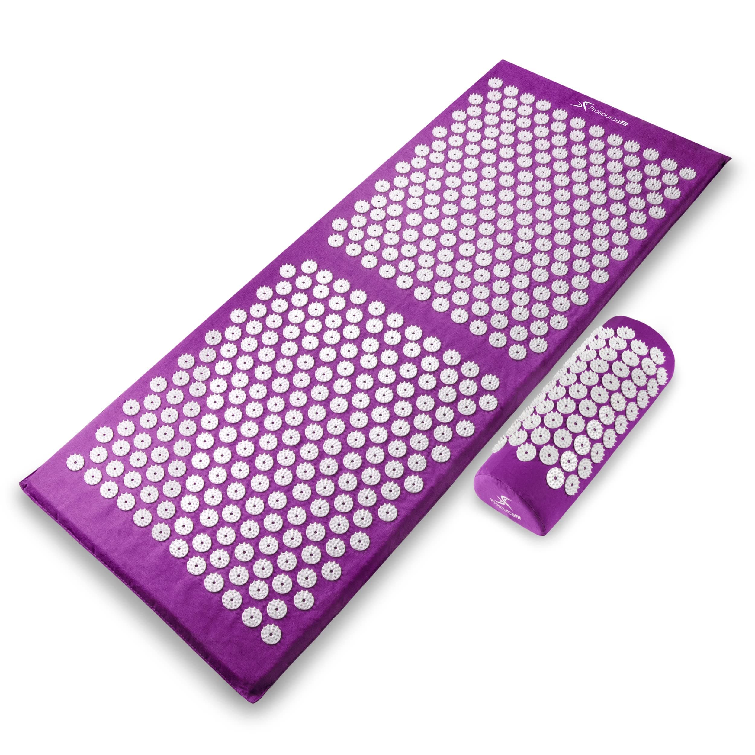 ProsourceFit Acupressure Mat and Pillow Set for Back/Neck Pain Relief and Muscle Relaxation