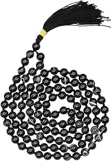 Japa Mala 108 Prayer Beads Necklace and Wrist Mala Bracelet for Meditation