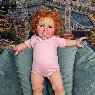 Pinky Reborn Baby Doll 26 Inch Newborn Baby Doll Toddler Reborn Doll Soft Vinyl Lifelike Baby Dolls for Kids Age 3+