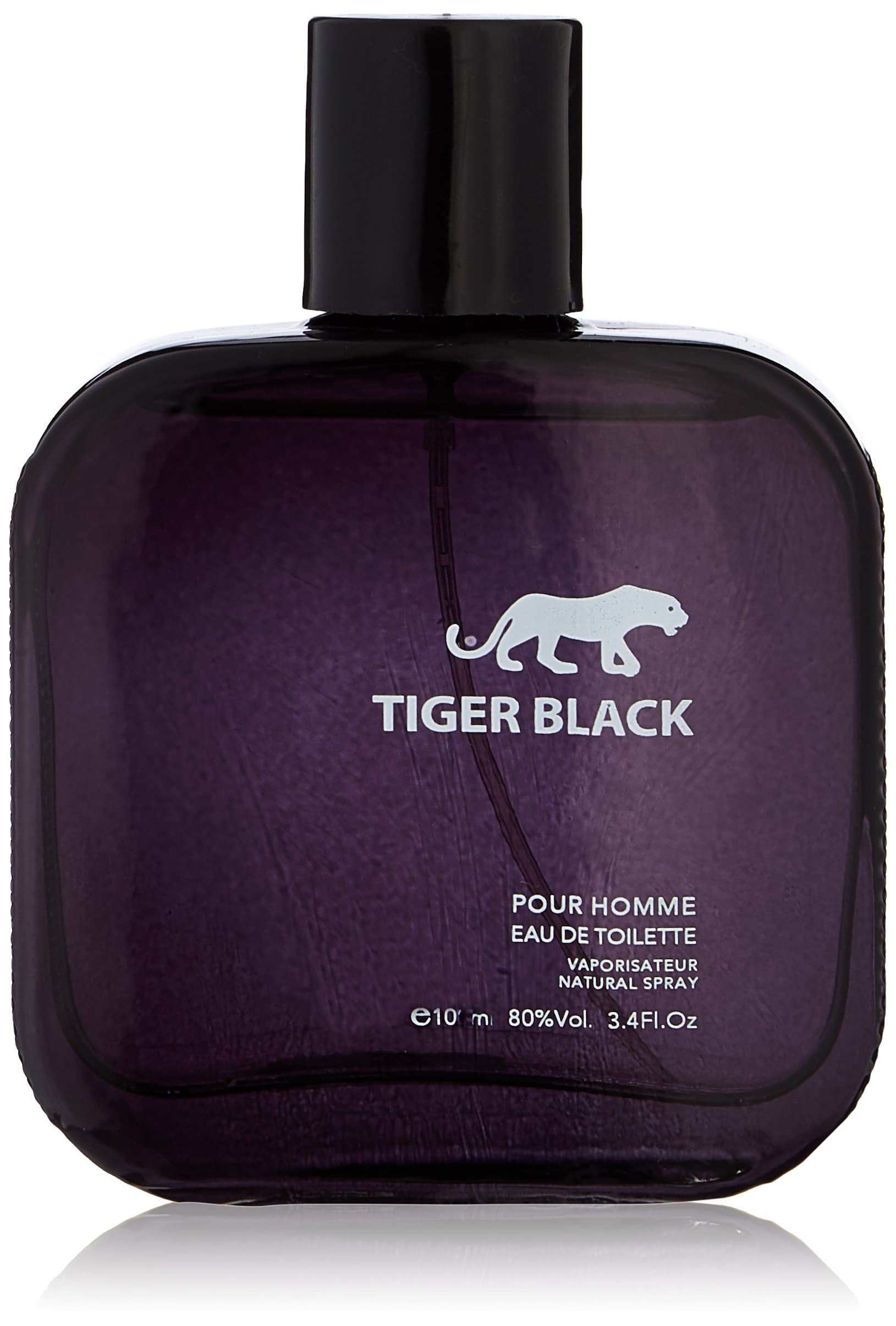 Cosmo Designs Cosmo Tiger Black Eau De Toilette Spray Perfume for Men, 3.4 oz.
