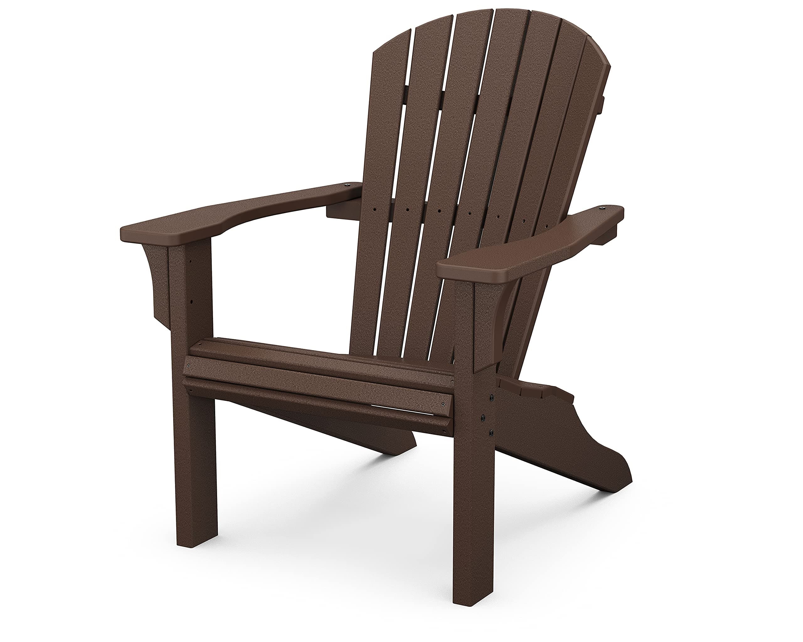 POLYWOOD SH22MA Seashell Adirondack, Mahogany