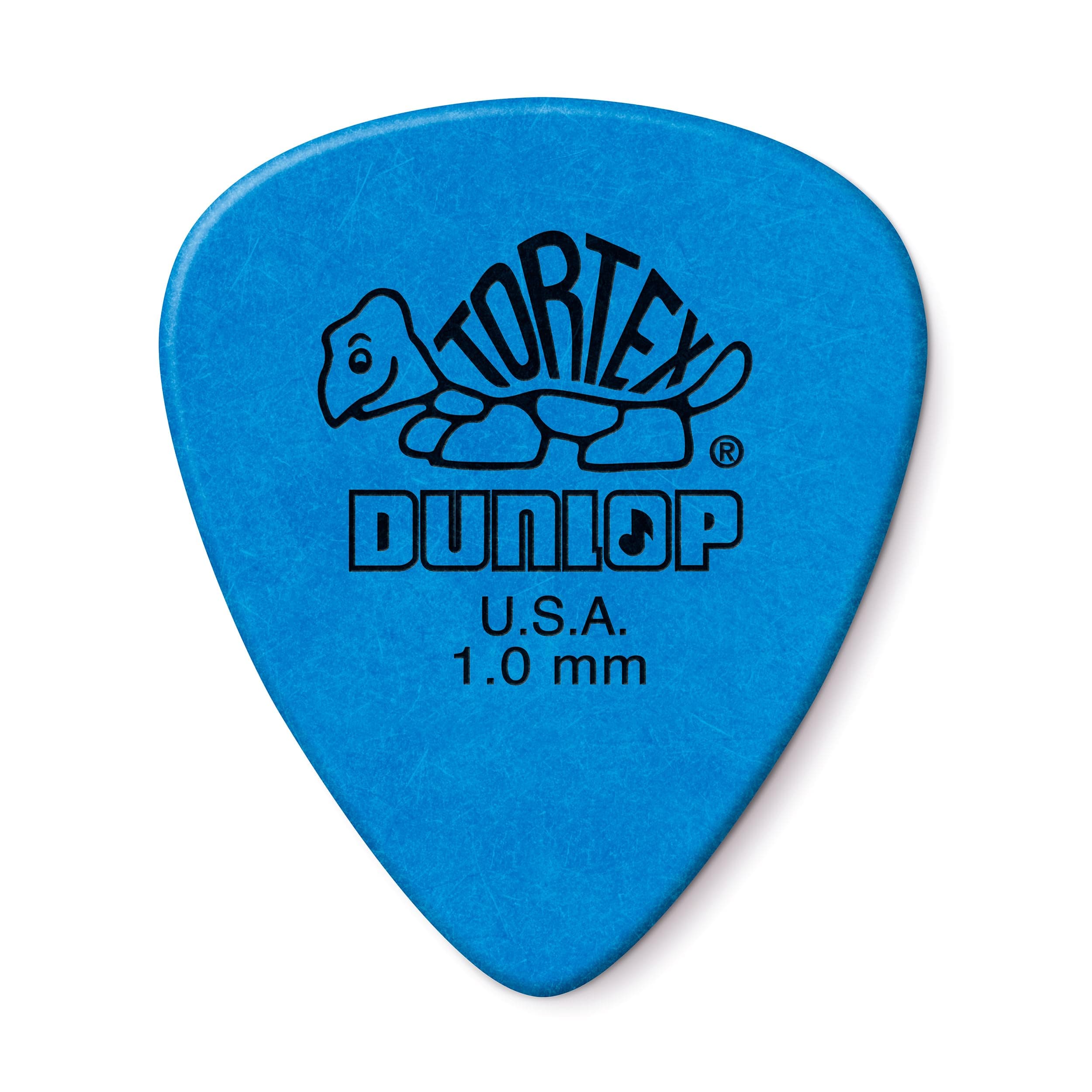 Dunlop Tortex Standard 1.0mm Blue Guitar Pick, 12 Pack