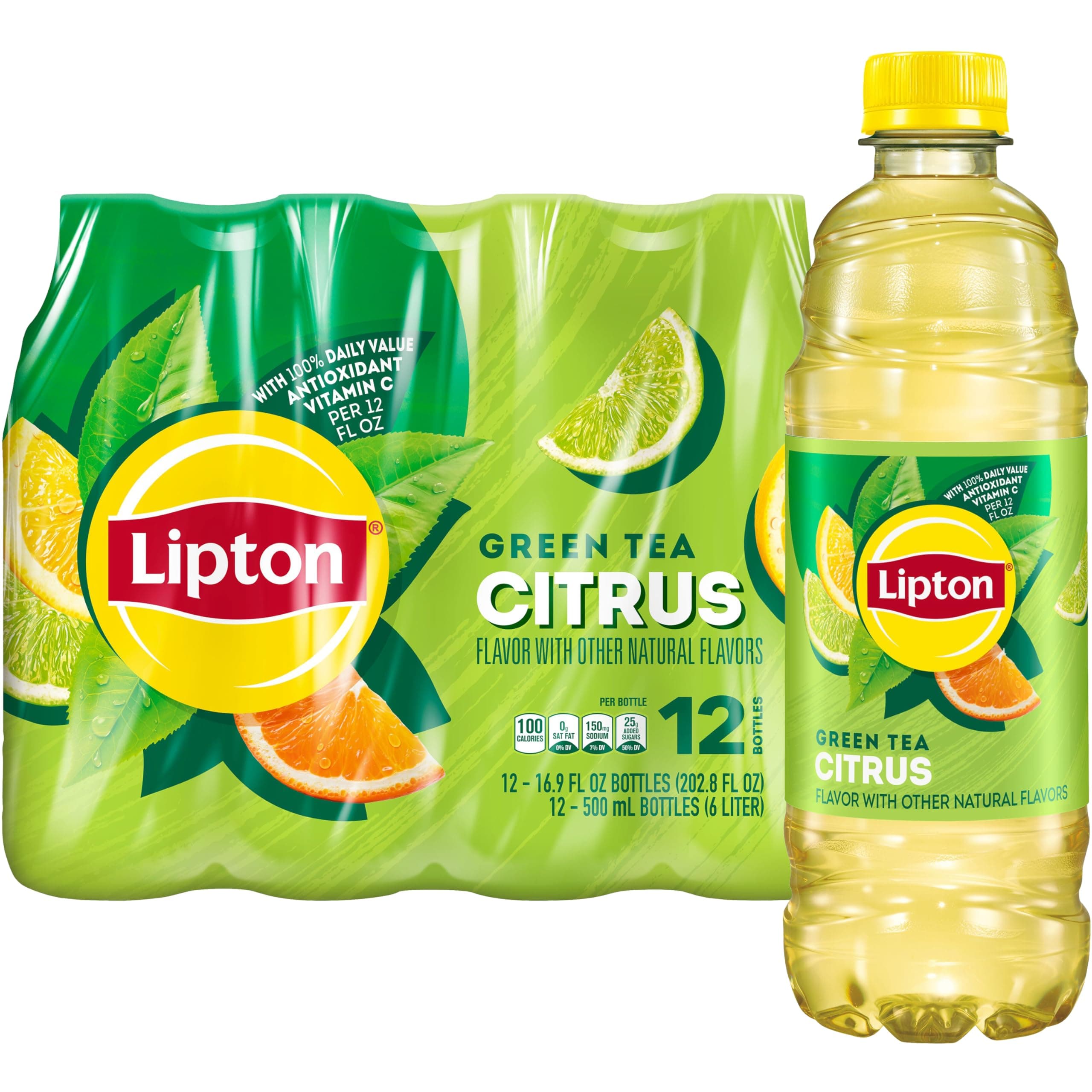Lipton Green Tea Citrus 500ml (Pack of 12)