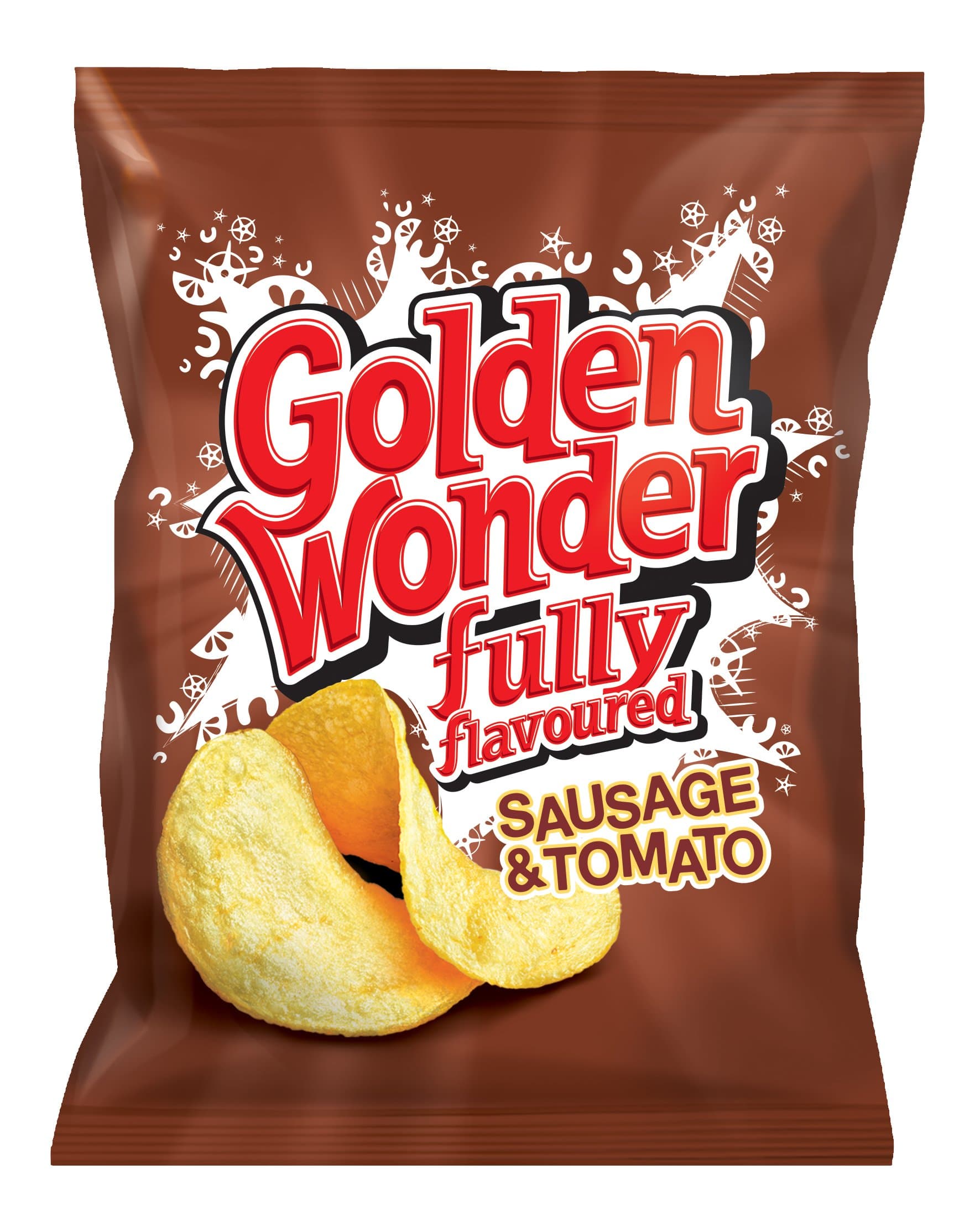 Golden Wonder 32 x 32.5g 9 Variations {Large Bag not 20g} (Sausage Tomato)