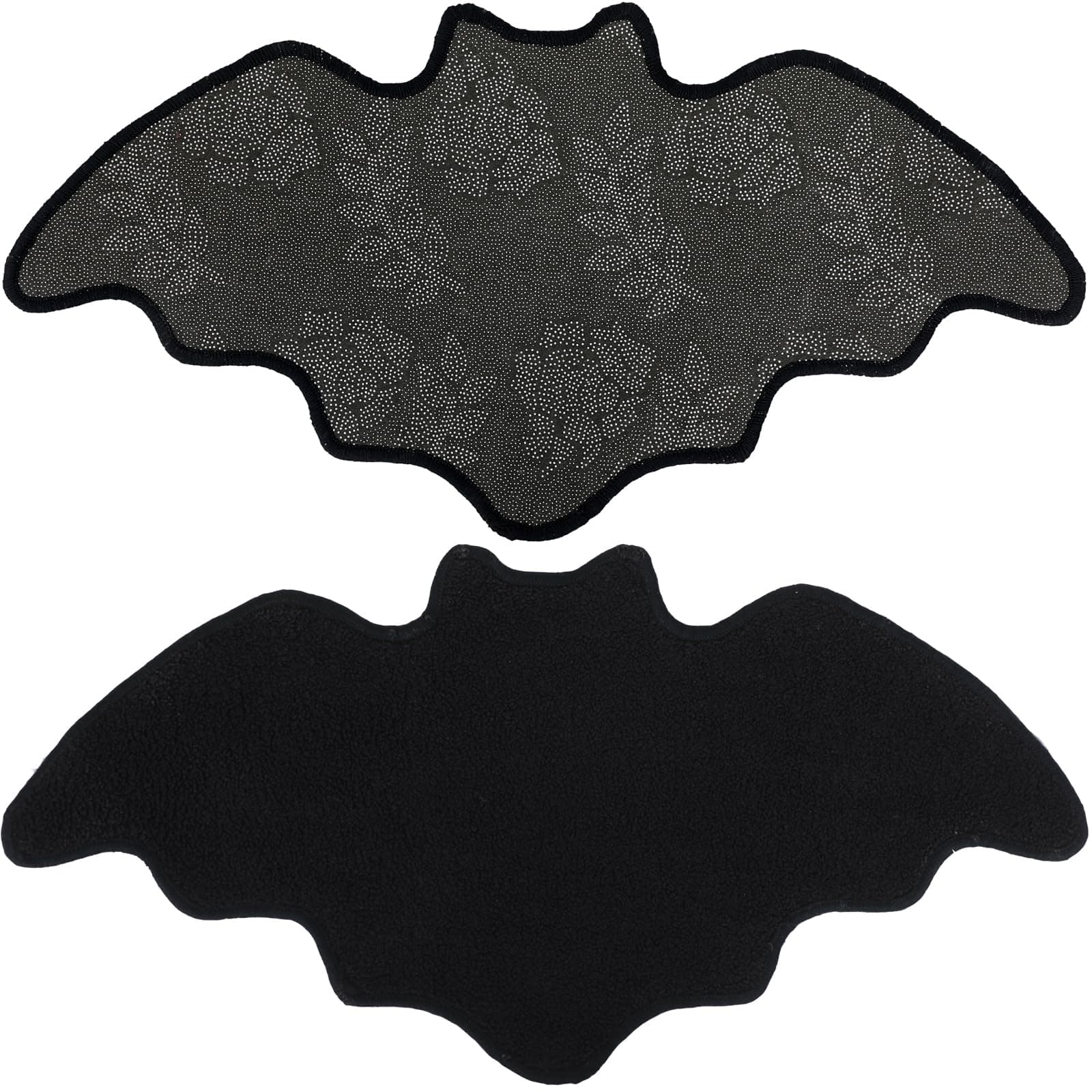 Bat Bath Mat Bathroom Rug for Spooky Decor,Gothic Witchy Mat for Bathroom,Horror Halloween Black Bats Mat for Kitchen