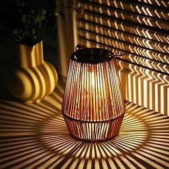 KagoLing Solar Lanterns, Solar Lanterns Outdoor Waterproof Solar Lights for Outside Hanging Solar Woven Lantern Solar Lamp Lights Decoration for Garden,Yard,Patio,Porch,Trees,Lawn,Pathway, 1 Pack