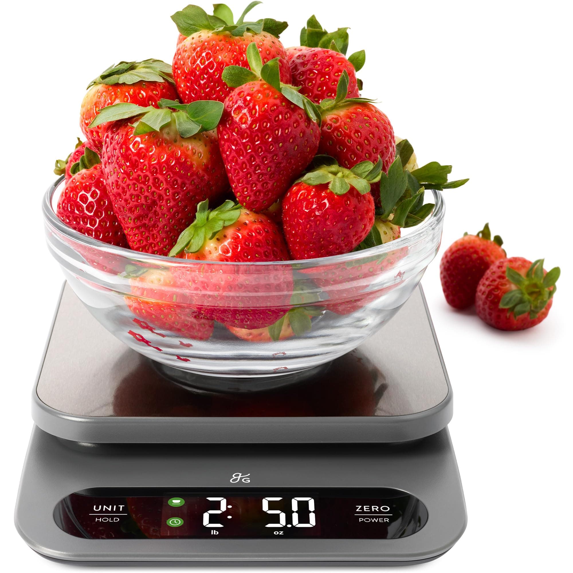 - Greater Goods Digital Food Scale for Kitchen & Baking, 10kg/22lb High-Capacity Weight Scale with 1g Precision, Stainless Steel Platform, Hi-Def LCD, Ideal for Bread, Sourdough & Bulk Cooking