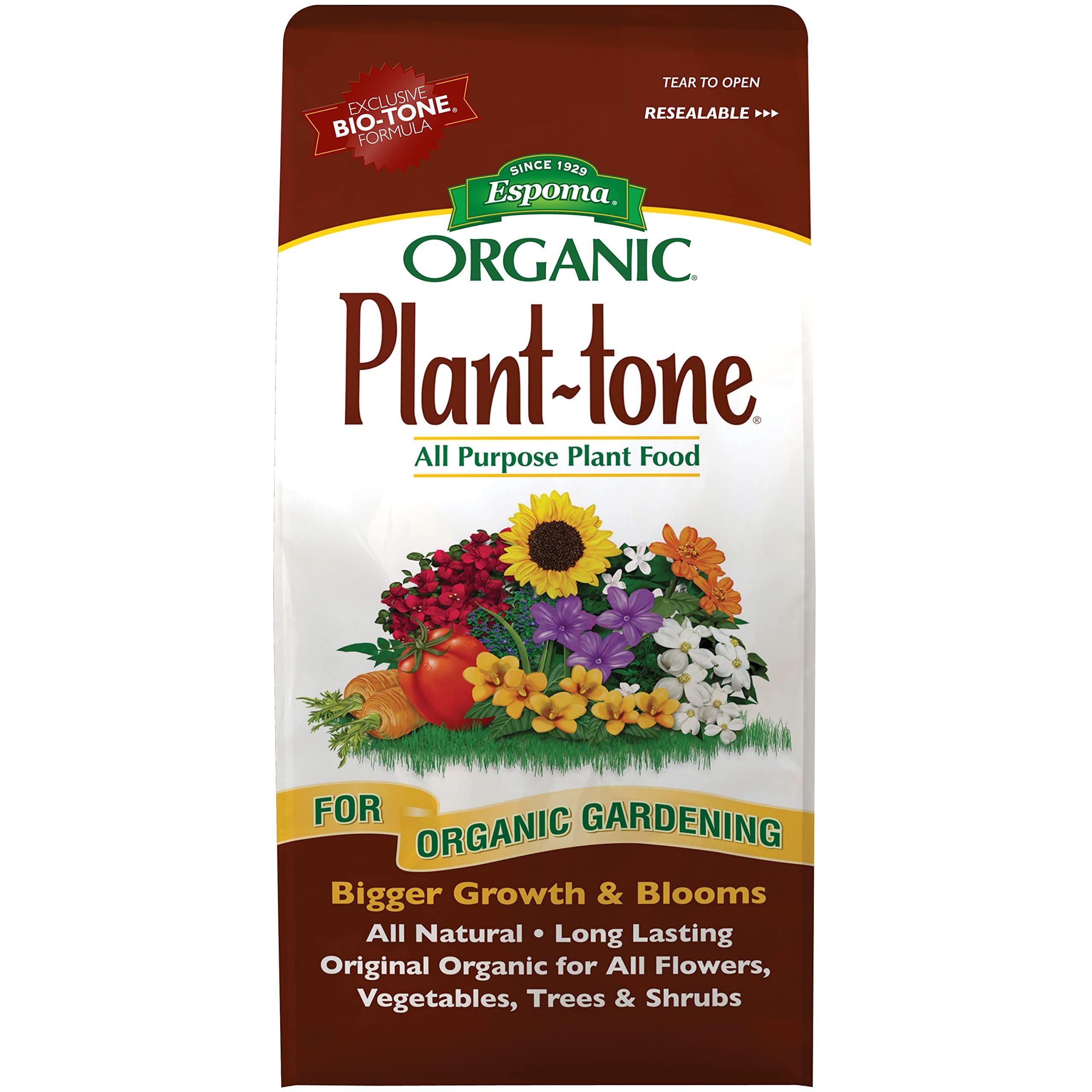 Espoma PT4 4-Pound Plant-Tone Organic 5-3-3 Plant Food