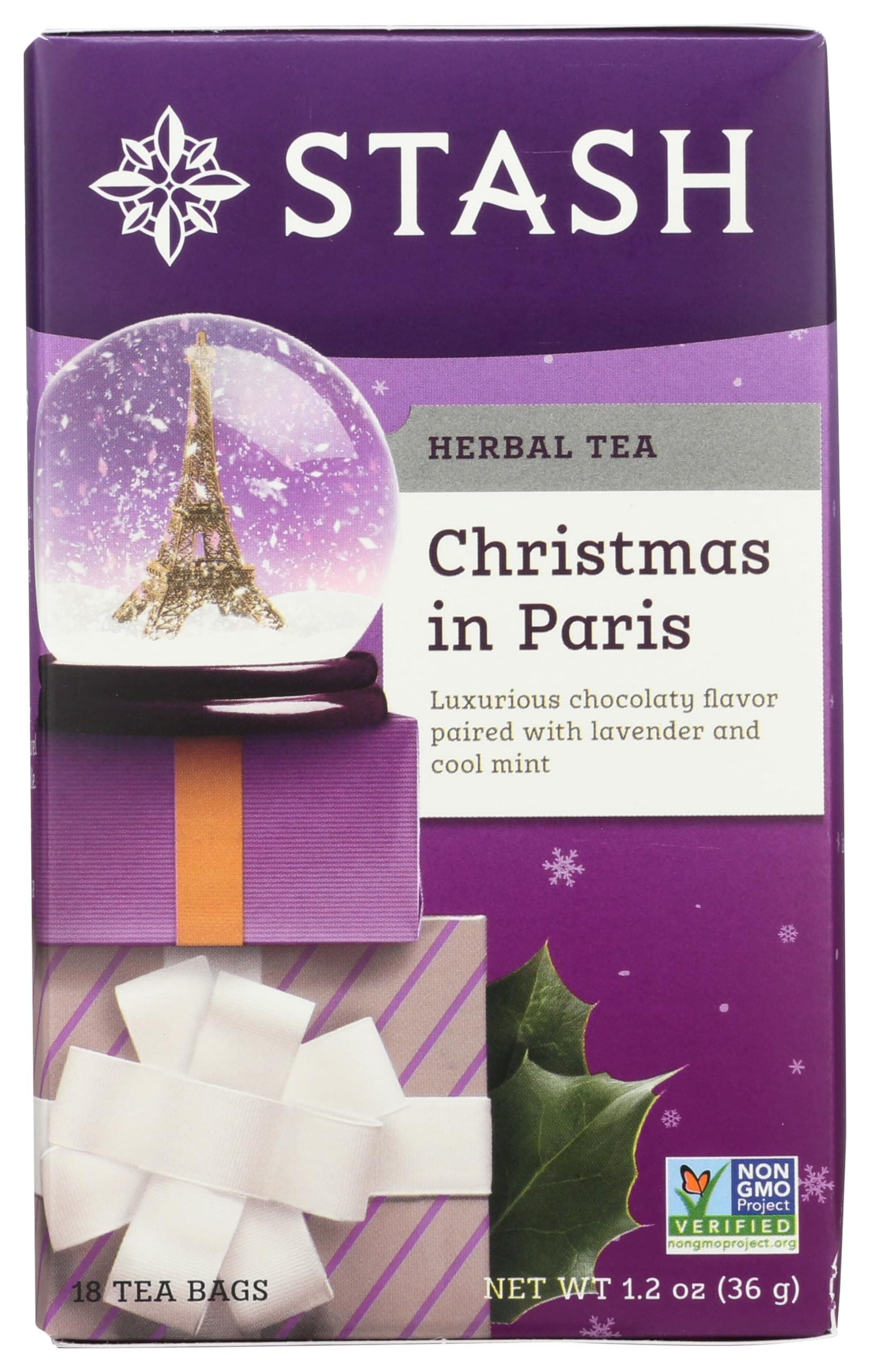 TEA Christmas In Paris -Herbal Tea, 18 CT