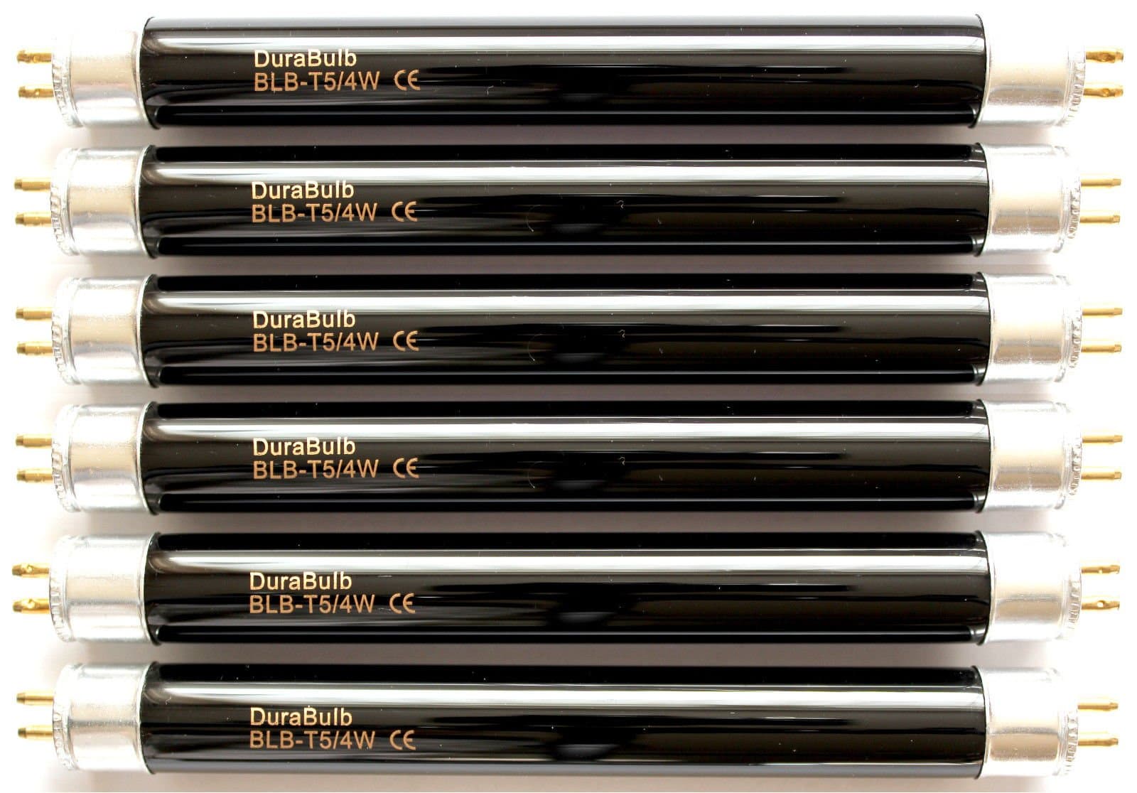 6 x DuraBulb® F4 T5 BLB Bank Note Checker UV Bulbs Fake Money Detector Ultraviolet Blacklight Tubes