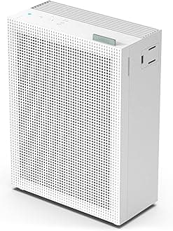 Air Purifiers for Home Bedroom up to 1,035ft² with HEPA Filter, Carbon Filter, Washable Filter for Smoke, Pollen, Dander, with Air Quality Monitor, Auto Mode, 3yr Warranty, Airmega 150 White