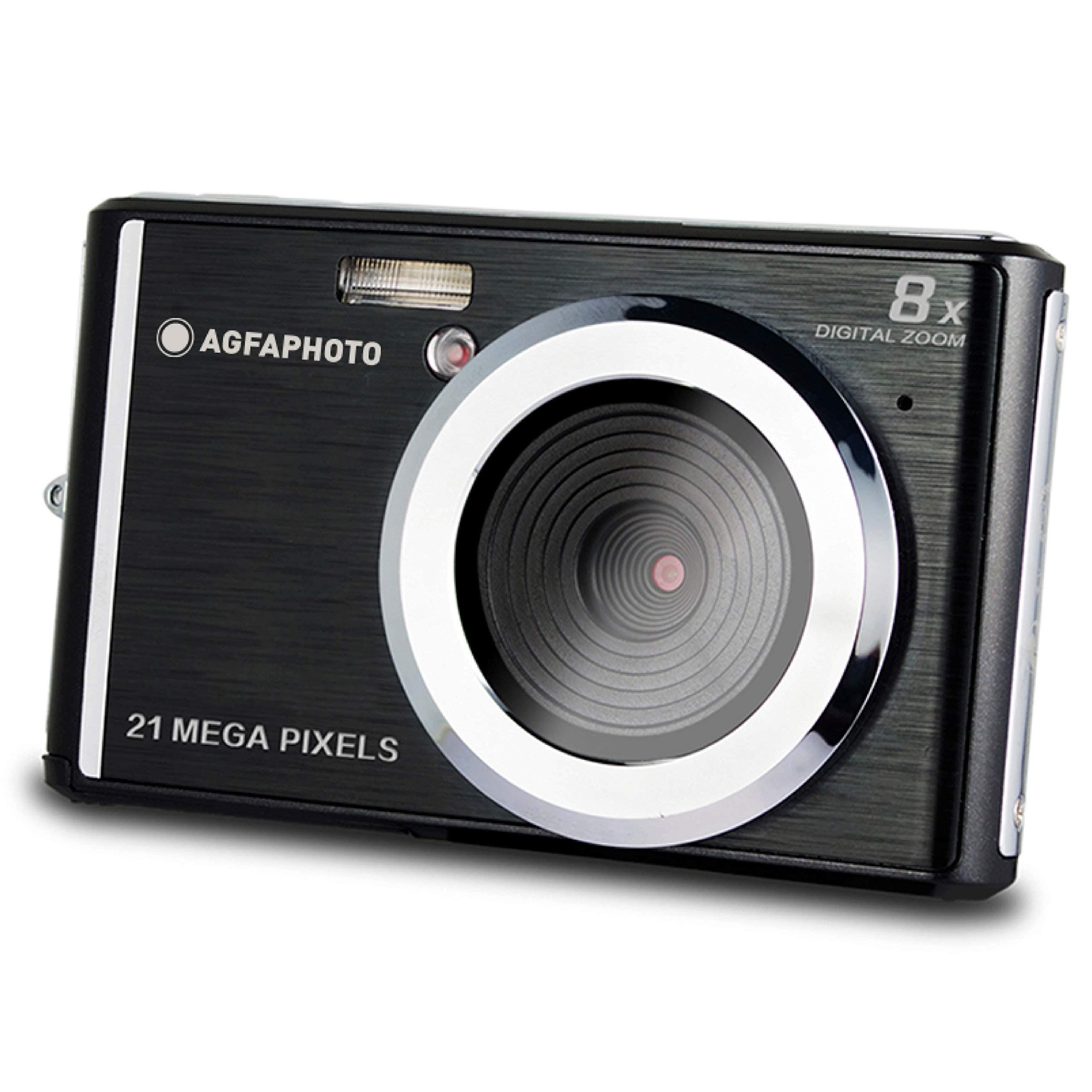 AGFA Photo Vintage Digital Camera – 21MP Compact Point & Shoot, Y2K Digicam Aesthetic, 2.4” LCD Screen, 8X Zoom, HD Video, Rechargeable Battery, Portable Travel Camera