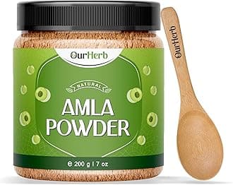 OurHerb Pure & Natural Amla Powder For Skin & Hair - 200 Gram| 100% Natural I...
