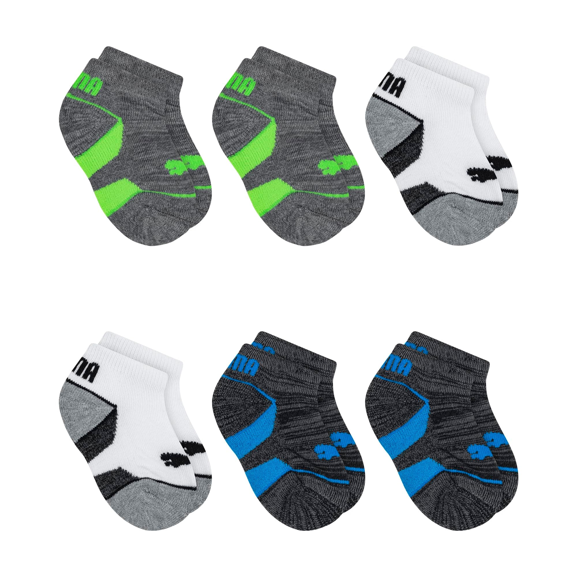 unisex-baby 6 Pack No Show Socks