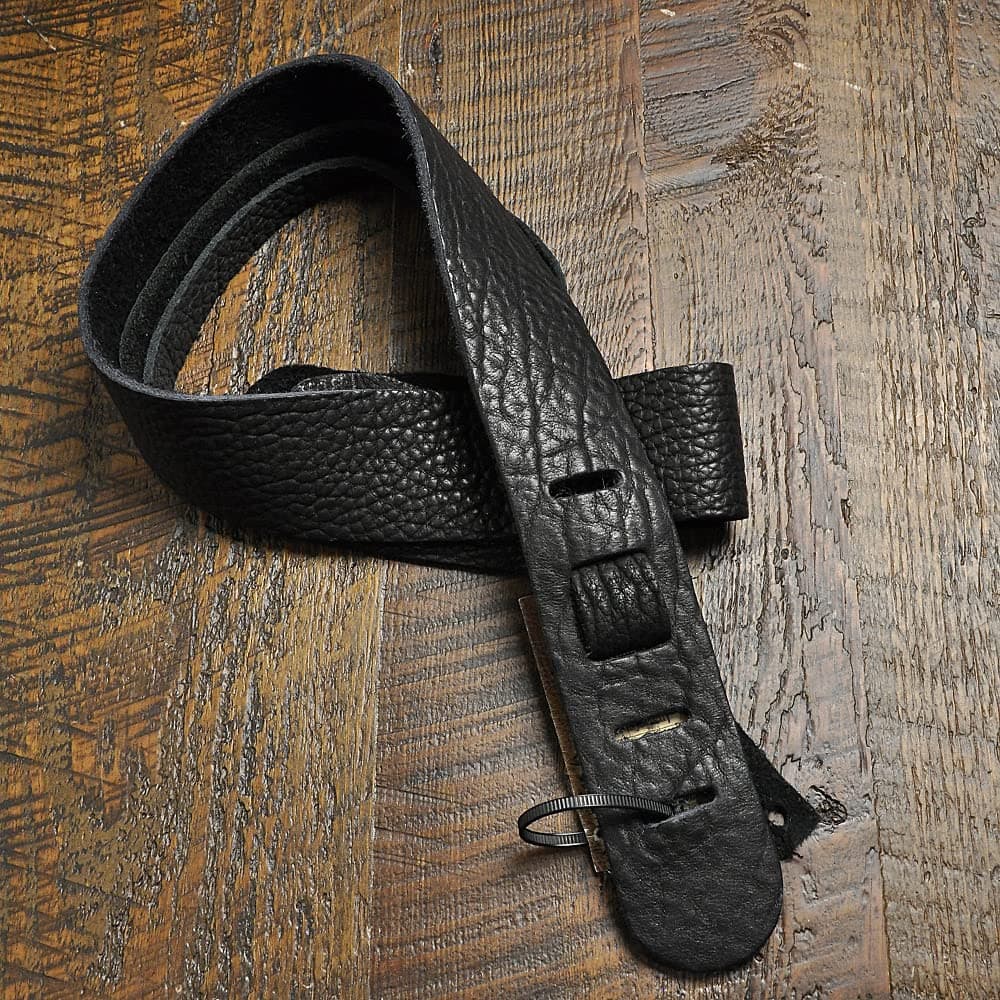 Lakota Leathers Dobro Guitar Strap 2 Inch Black