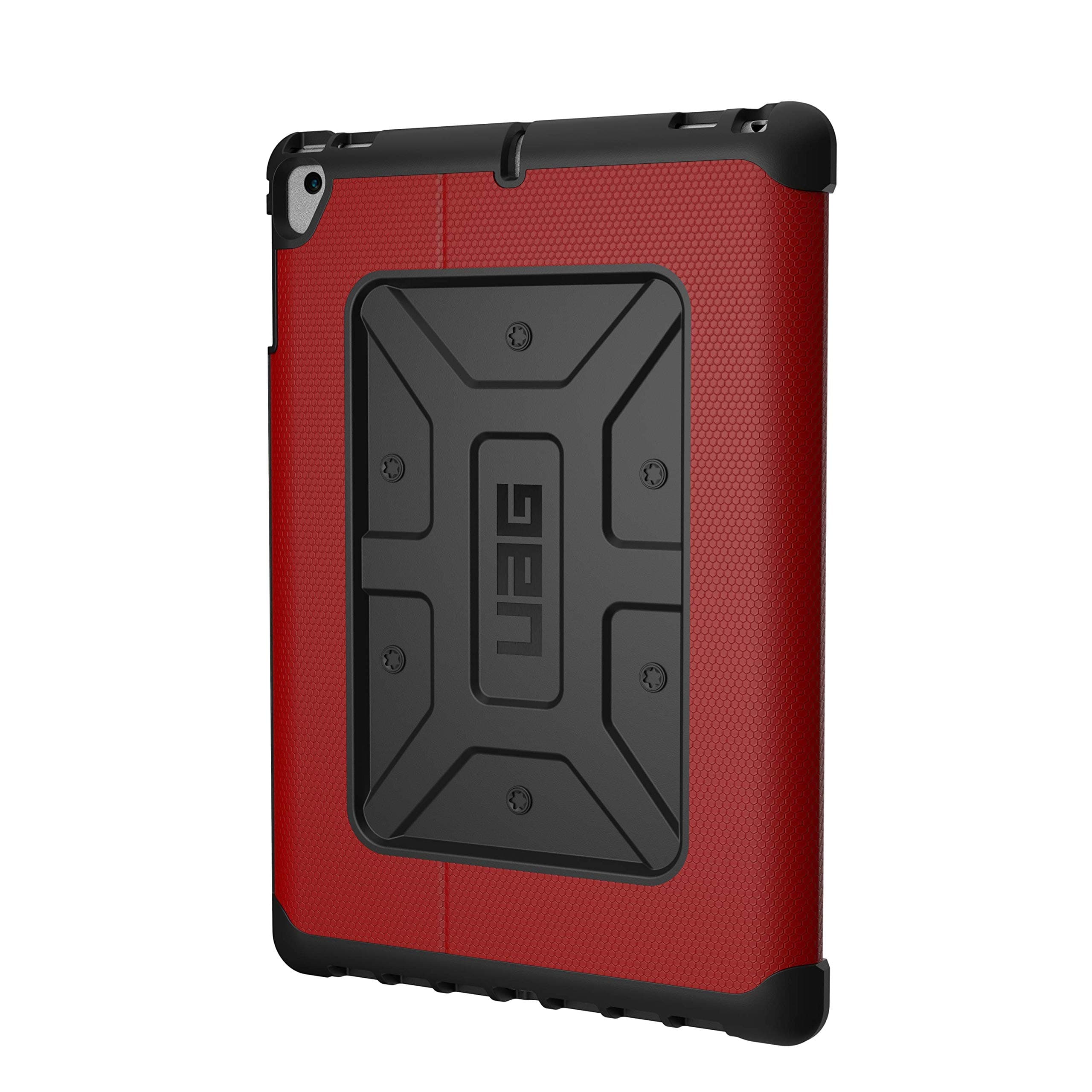 URBAN ARMOR GEAR UAG Designed for iPad 9.7 Universal Case - iPad 9.7 (2017 5th Gen & 2018 6th Gen), iPad Pro 9.7, iPad Air 1/Air 2 Metropolis Folio Rugged Military Drop Tested, Magma w/Black Logo