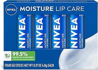 Moisture Lip Care - Unisex Intensively Moisturizing Balm - 0.17 oz, Pack Of 4