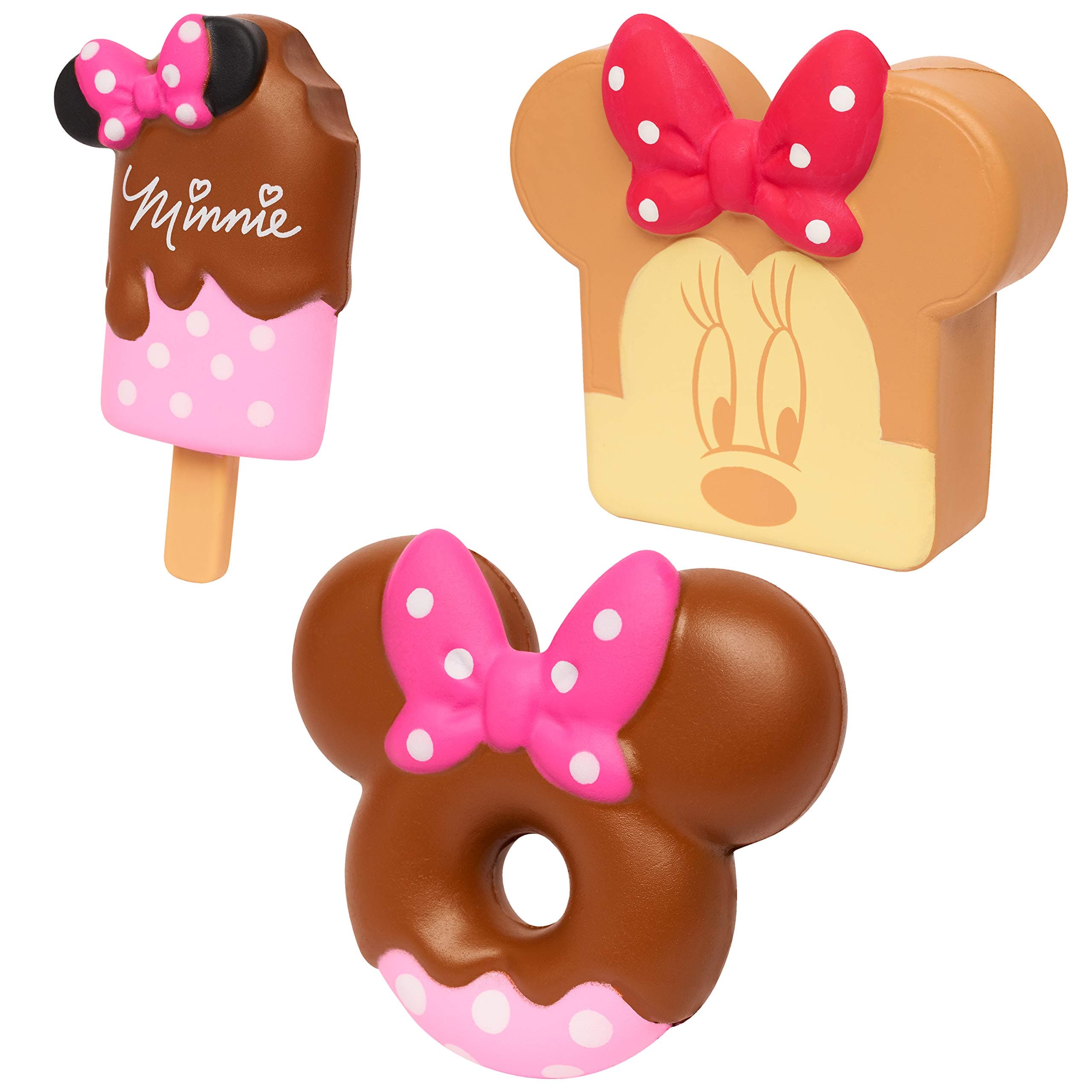Just Play Kawaii 75437 Minnie Squeezies (3 Pack), Multicolor