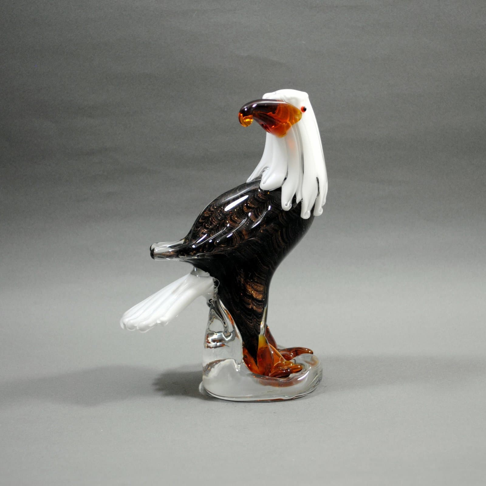 Handcrafted Art Glass Sale, 10" Glass Eagle